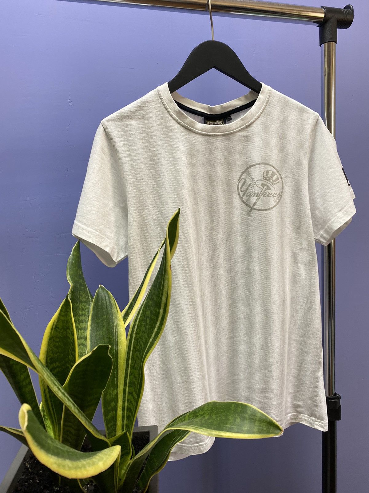 MLB New York Yankees Majestic White T Shirt Size US L / EU 52-54 / 3 - 3 Thumbnail