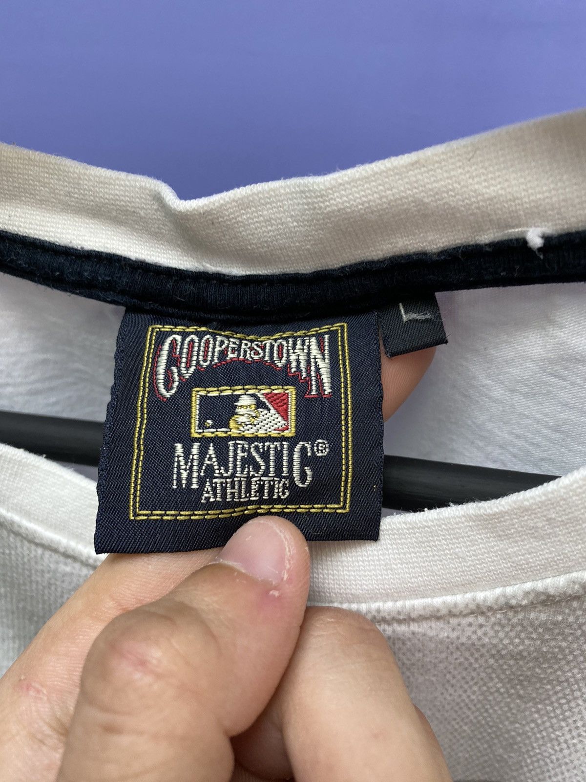 MLB New York Yankees Majestic White T Shirt Size US L / EU 52-54 / 3 - 10 Thumbnail