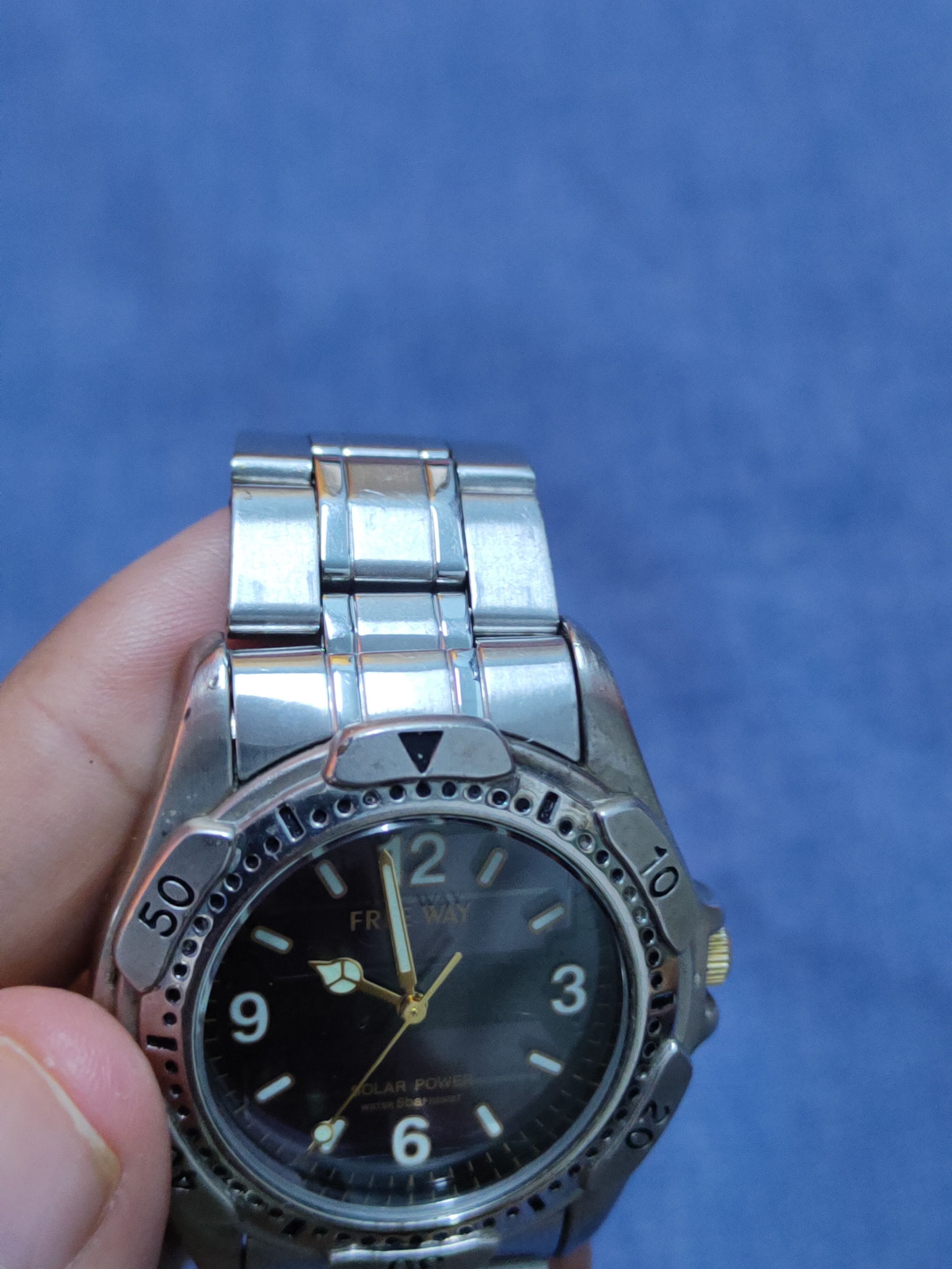 Vintage Freeway Analog Silver Solar Power Watch #J072S Size ONE SIZE - 2 Thumbnail