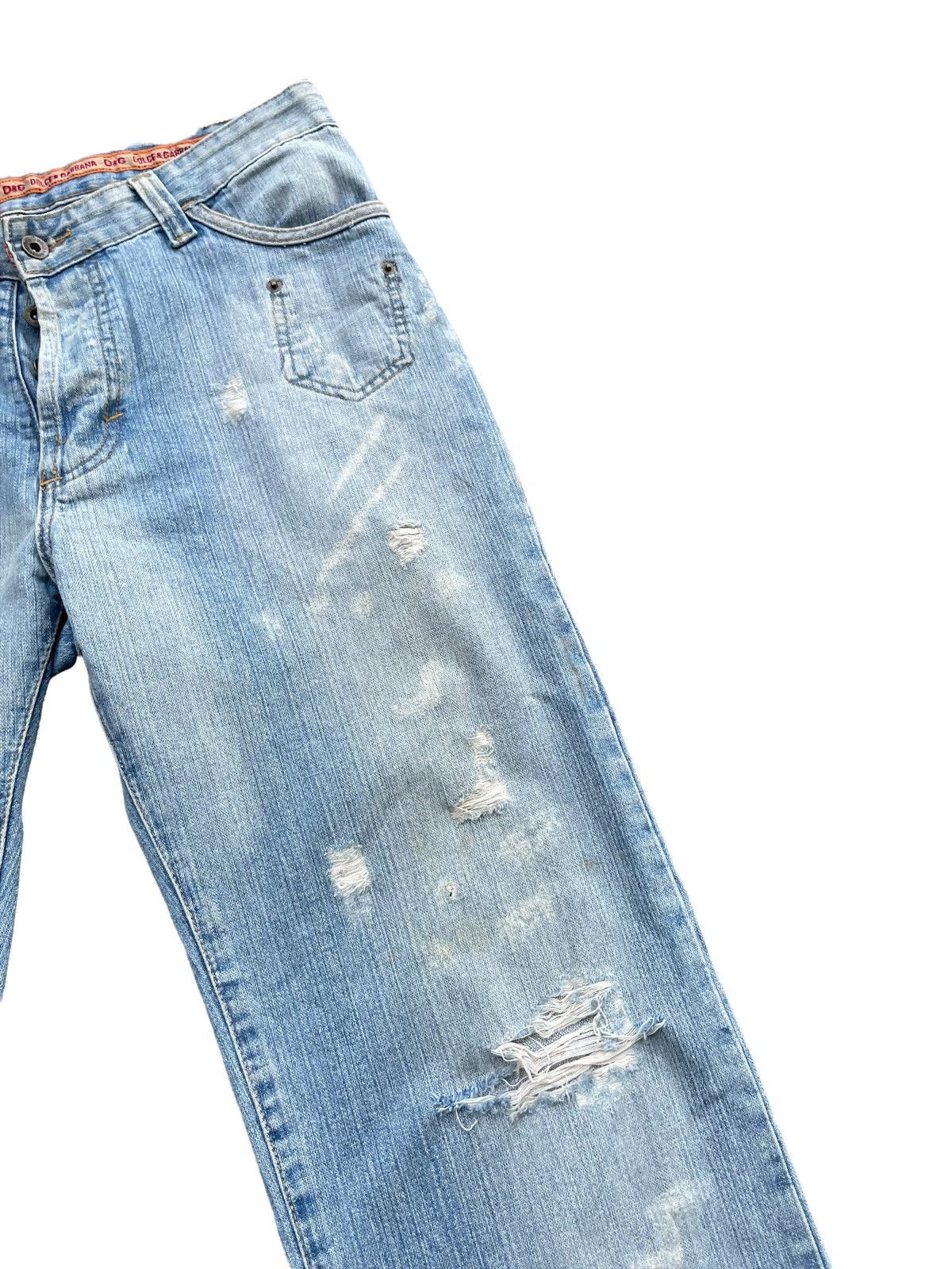 Dolce & Gabbana Vintage Dolce & Gabbana Distresed Denim Size US 35 - 5 Thumbnail