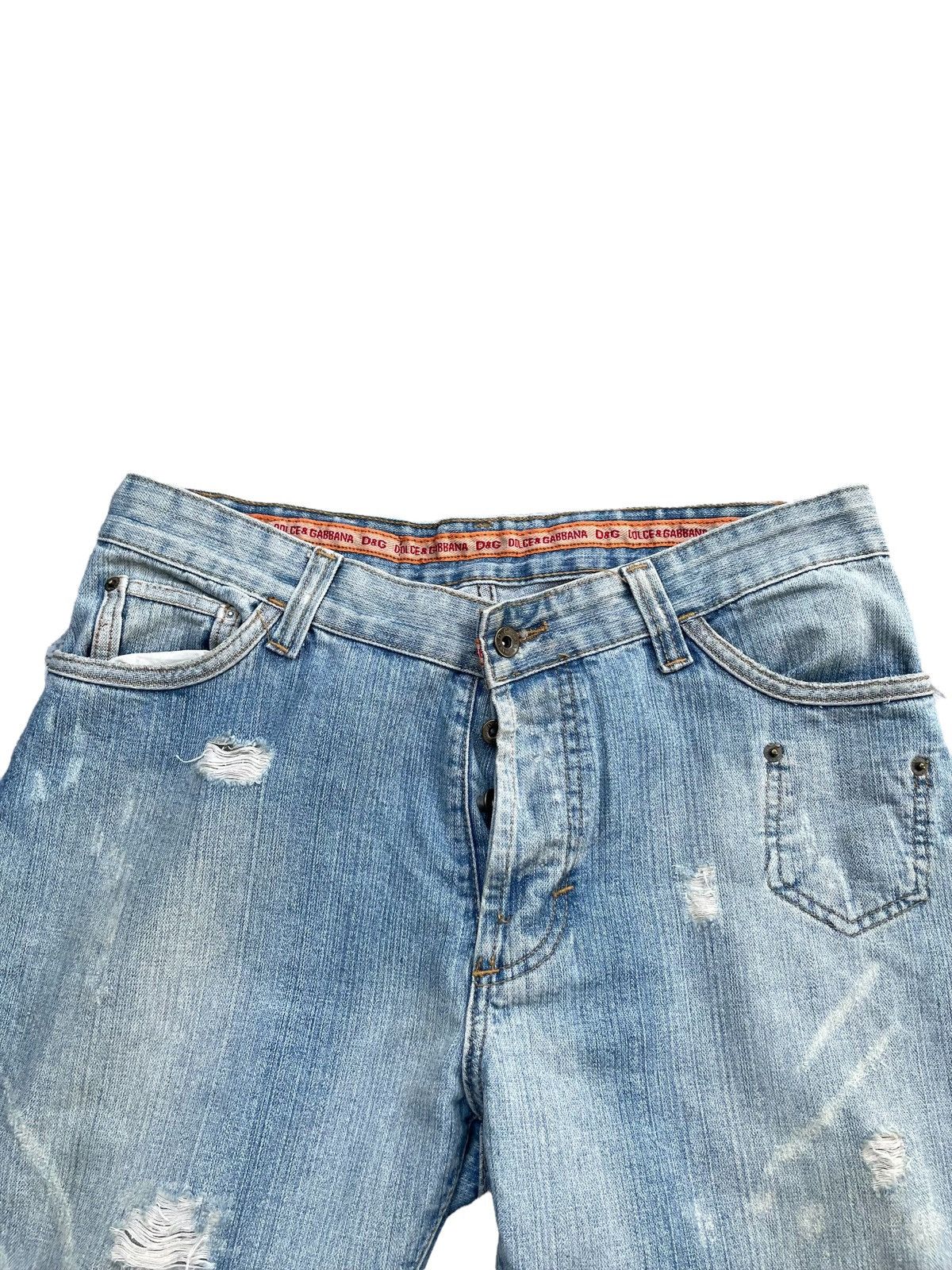Dolce & Gabbana Vintage Dolce & Gabbana Distresed Denim Size US 35 - 7 Thumbnail