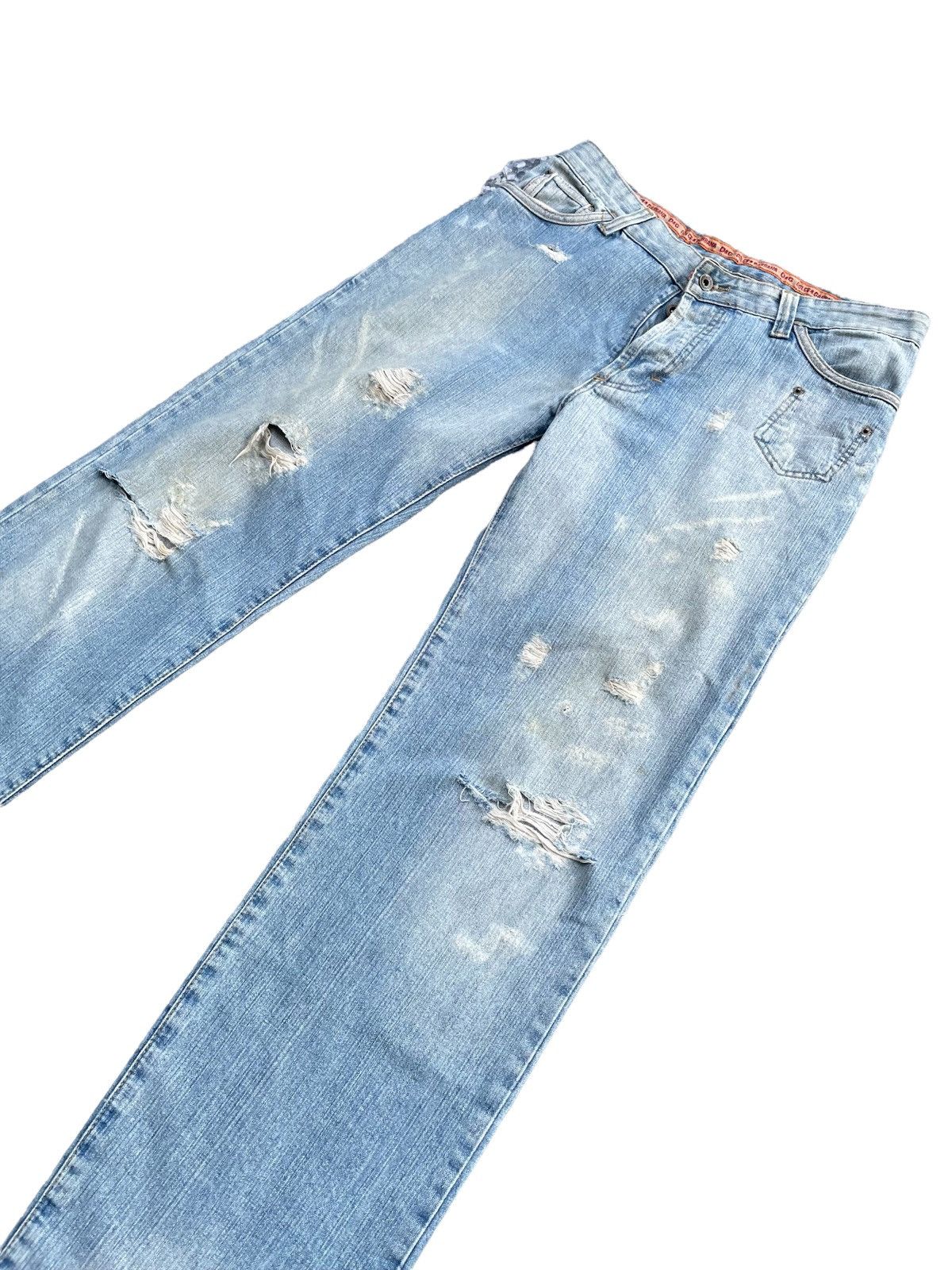 Dolce & Gabbana Vintage Dolce & Gabbana Distresed Denim Size US 35 - 3 Thumbnail