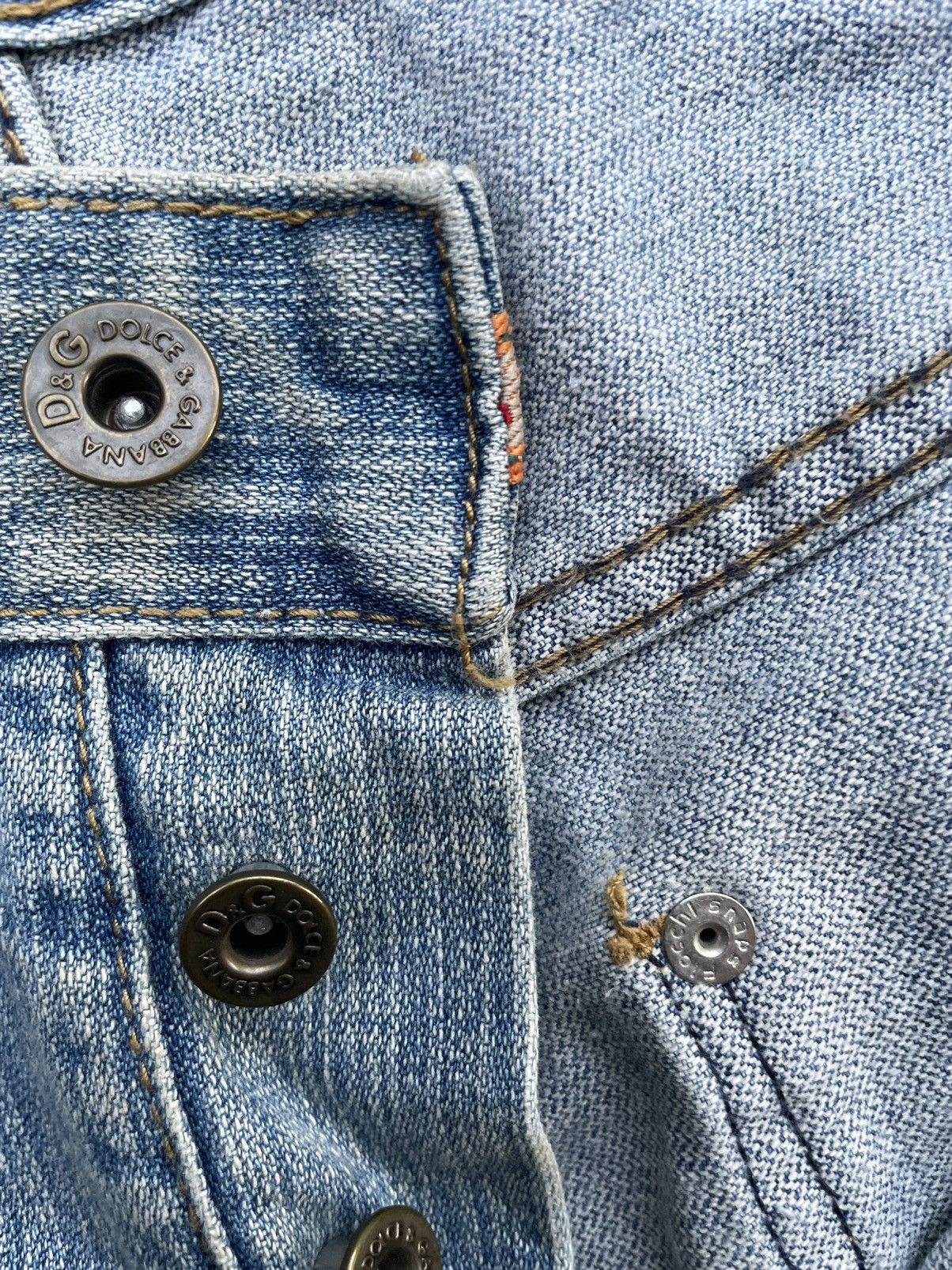 Dolce & Gabbana Vintage Dolce & Gabbana Distresed Denim Size US 35 - 19 Thumbnail