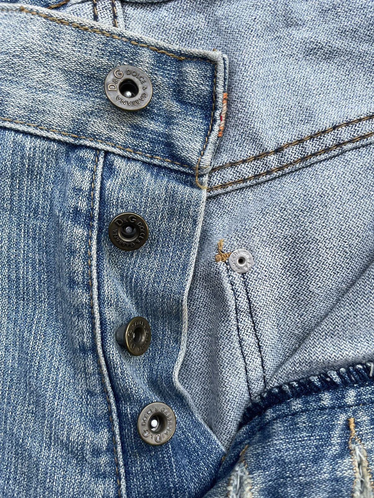 Dolce & Gabbana Vintage Dolce & Gabbana Distresed Denim Size US 35 - 20 Thumbnail