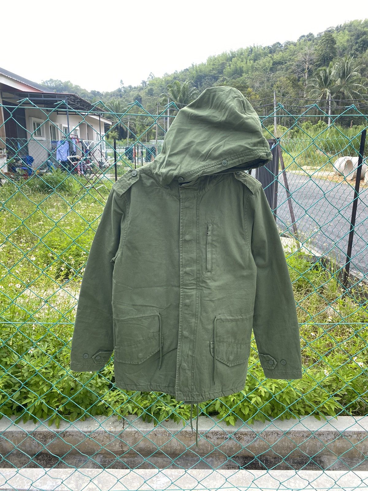 image of Outdoor Life Steals Browny M51 Parka in Army Green, Men's (Size Medium)
