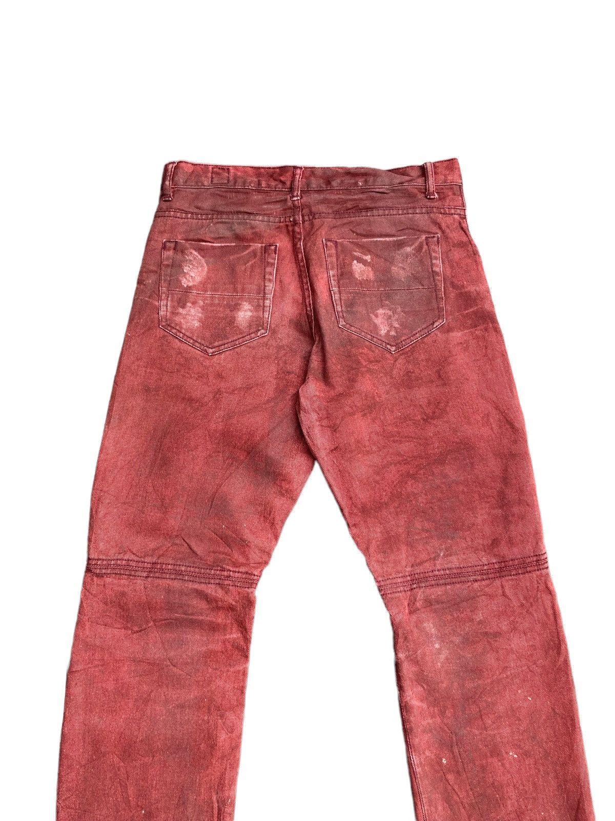 Japanese Brand Crazy Semantic Design Custom Distresed Denim Size US 31 - 11 Thumbnail