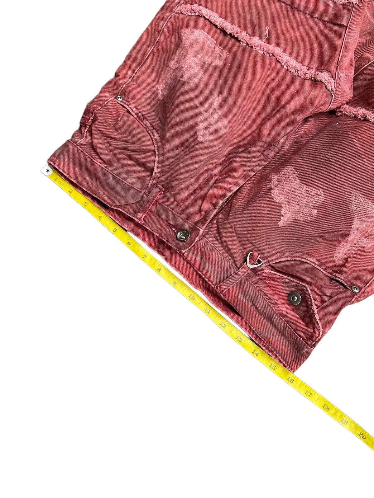 Japanese Brand Crazy Semantic Design Custom Distresed Denim Size US 31 - 2 Thumbnail