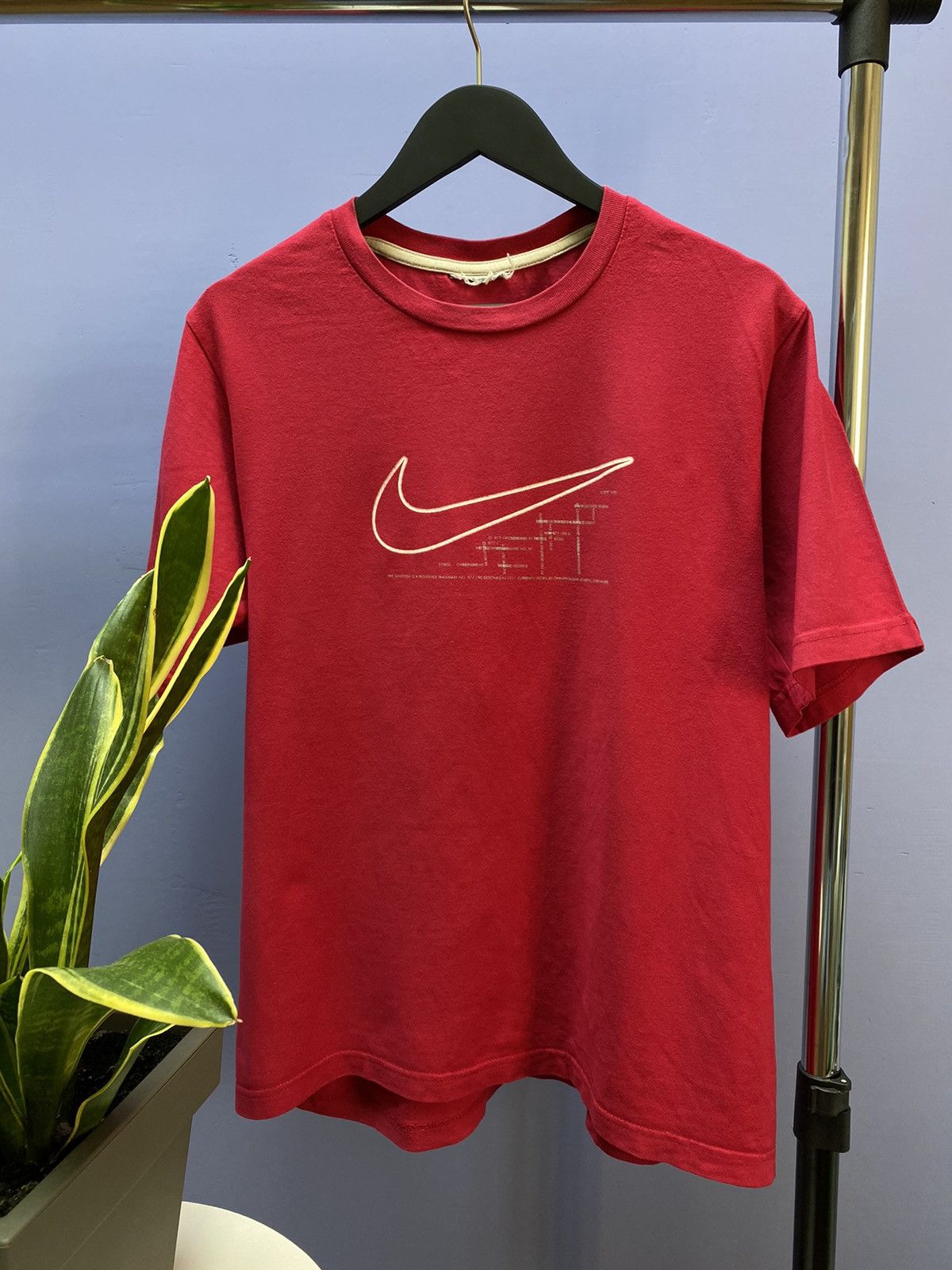 Nike × Vintage Vintage Nike Big Logo Swoosh T Shirt Size US L / EU 52-54 / 3 - 1 Thumbnail