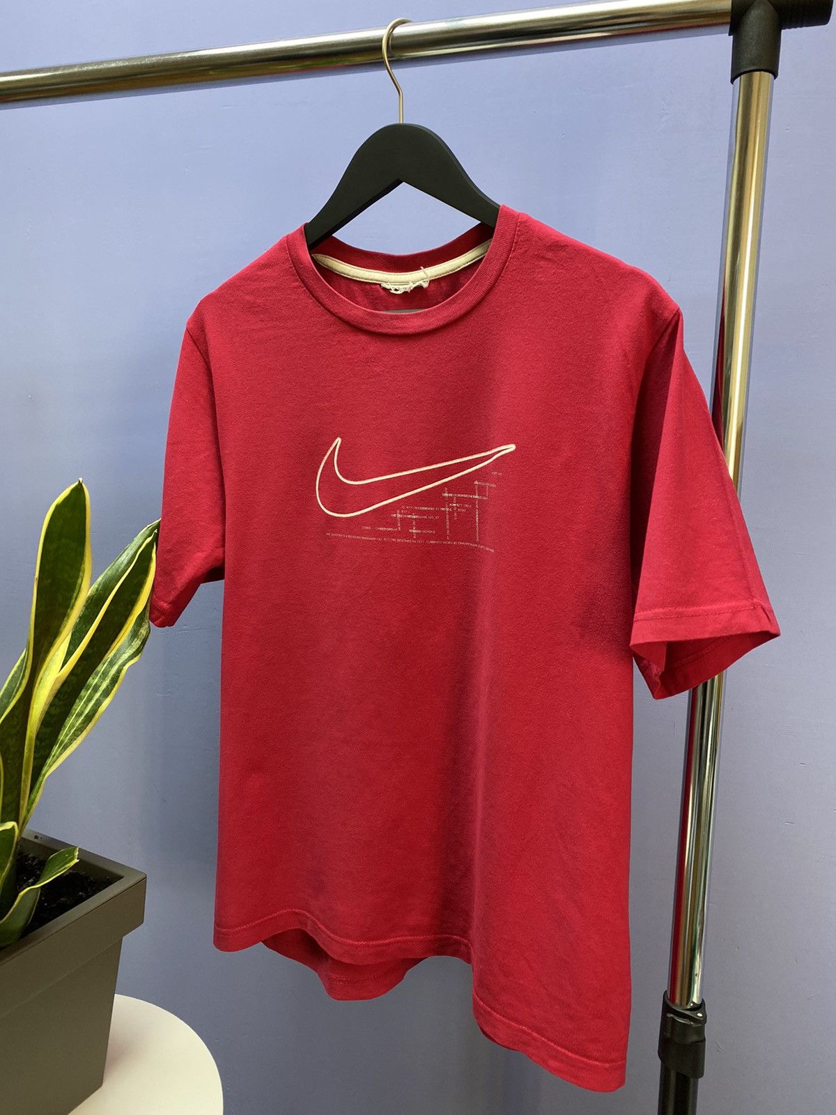 Nike × Vintage Vintage Nike Big Logo Swoosh T Shirt Size US L / EU 52-54 / 3 - 2 Thumbnail