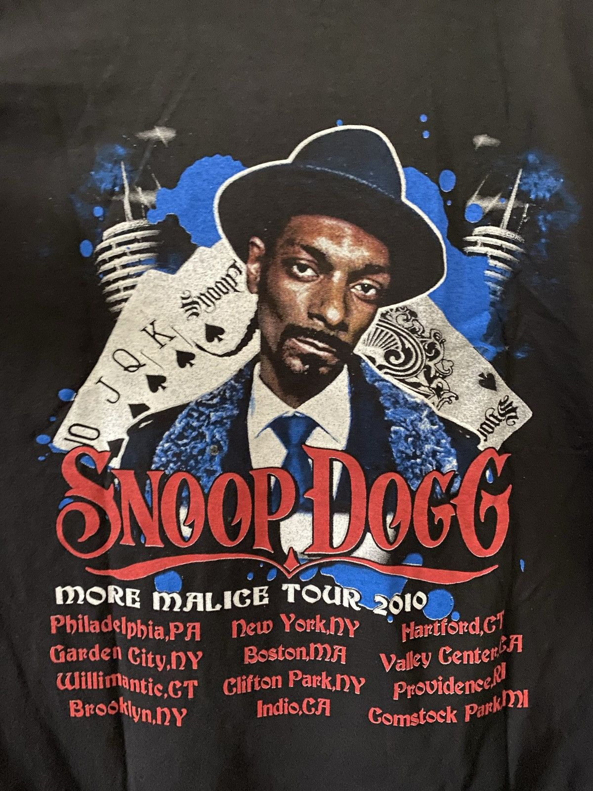 Vintage Vintage 2010 Snoop Dogg More Malice Tour Shirt Size US XXL / EU 58 / 5 - 6 Thumbnail