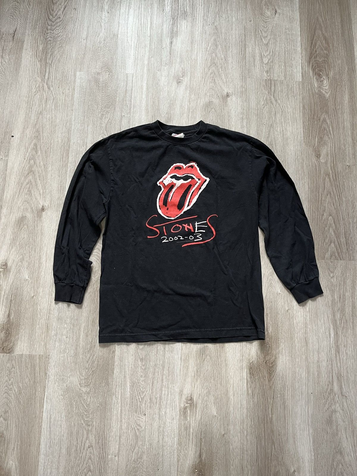 Vintage Vintage 2002-03 Rolling Stones Long Sleeve Shirt Size US M / EU 48-50 / 2 - 1 Thumbnail