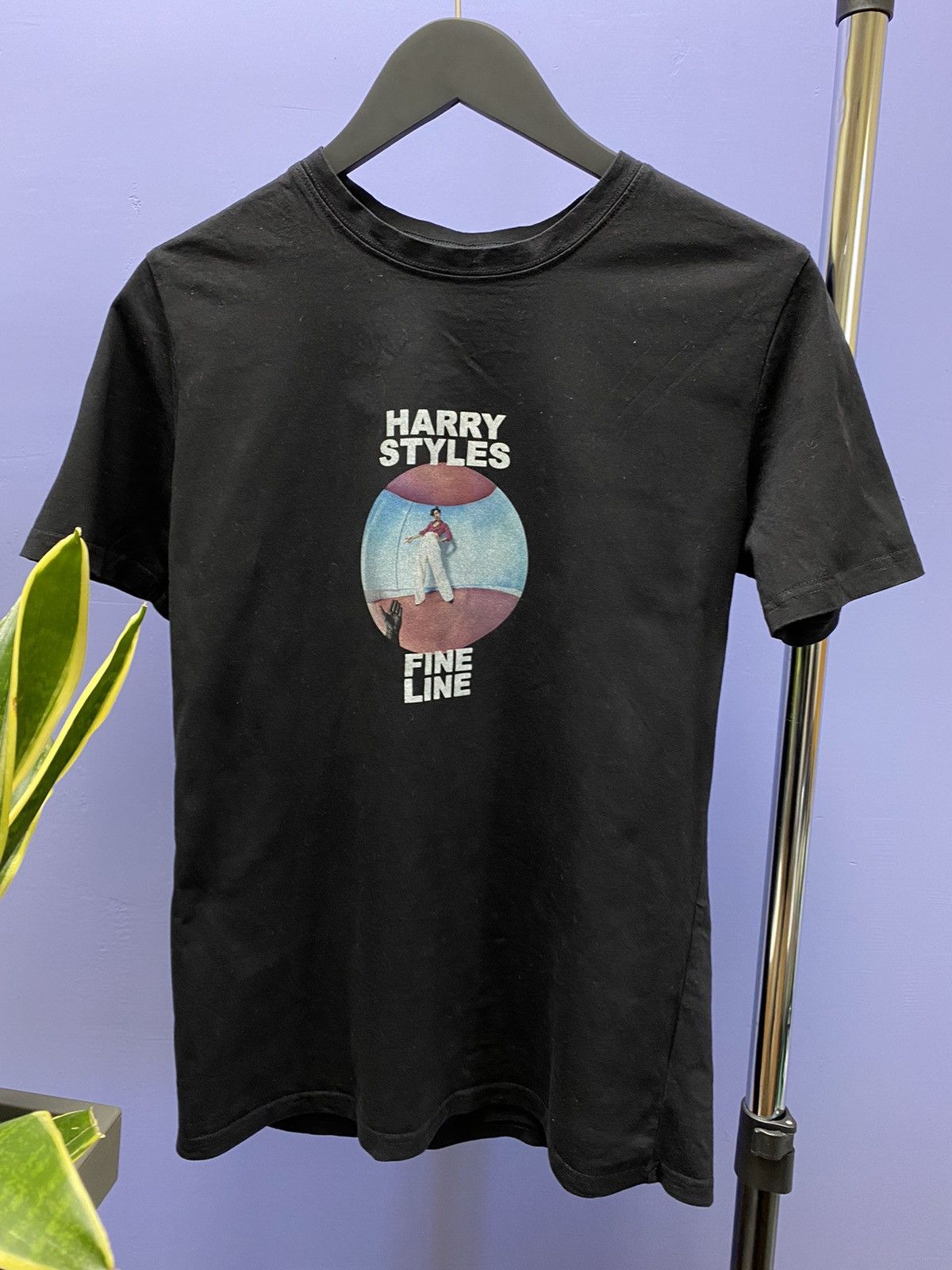 Band Tees Harry Styles Fine Line Album Promo T Shirt Unisex Black M Size US M / EU 48-50 / 2 - 5 Thumbnail