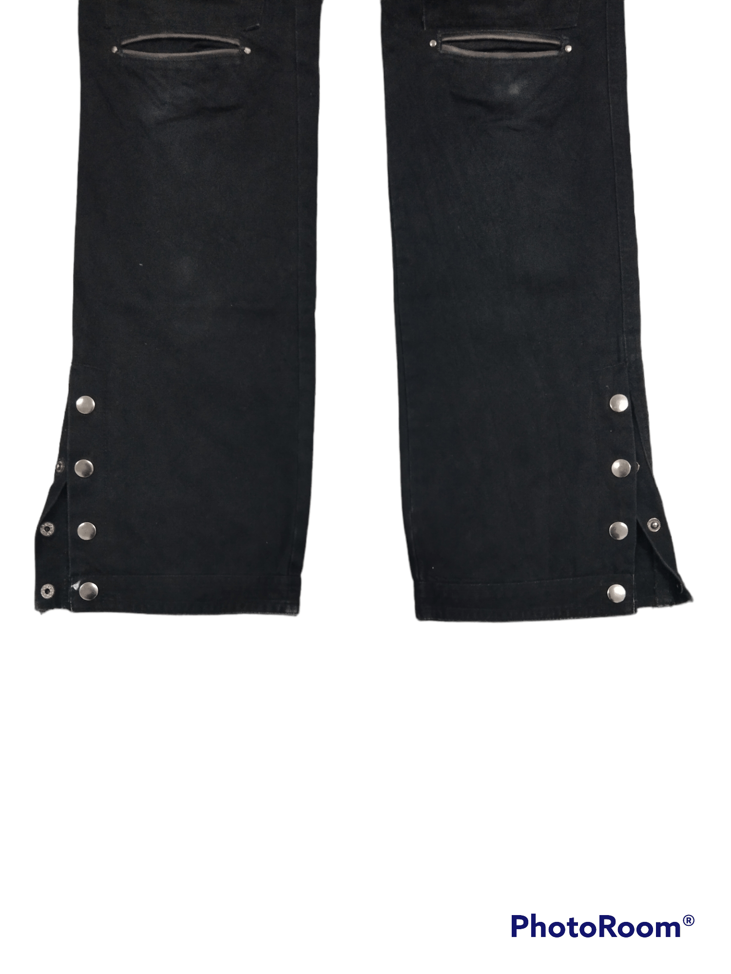 Other DiSTRESSED BLACK STUDDED AMARANTINE CARGO PANTS Size US 31 - 7 Thumbnail