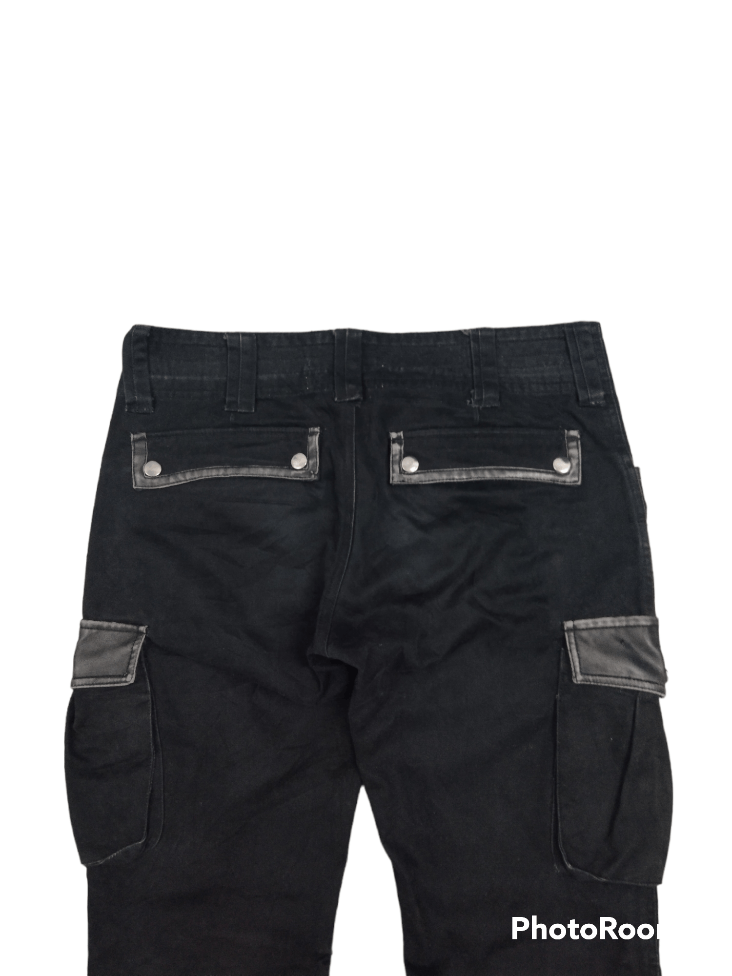 Other DiSTRESSED BLACK STUDDED AMARANTINE CARGO PANTS Size US 31 - 5 Thumbnail