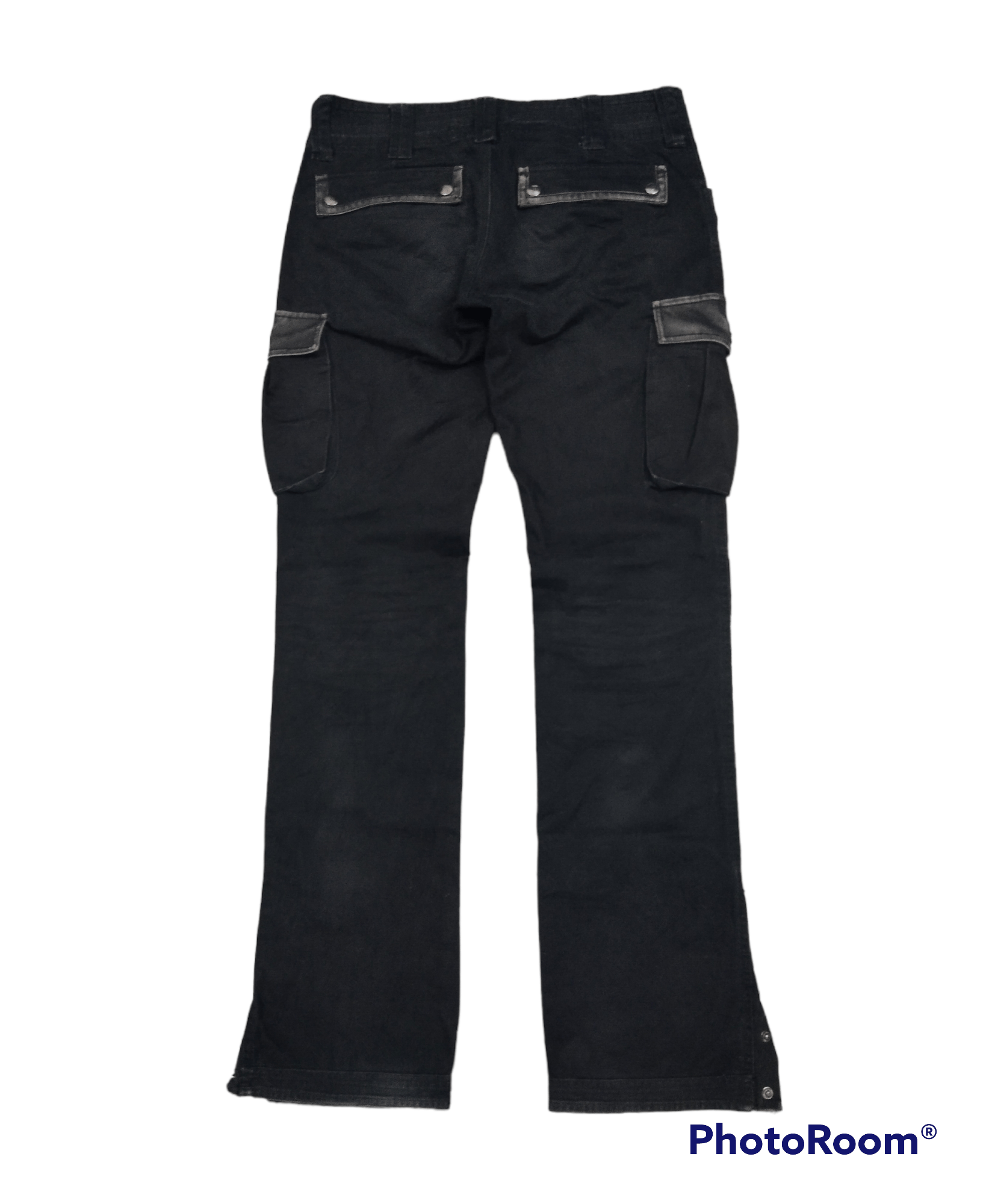 Other DiSTRESSED BLACK STUDDED AMARANTINE CARGO PANTS Size US 31 - 2 Thumbnail