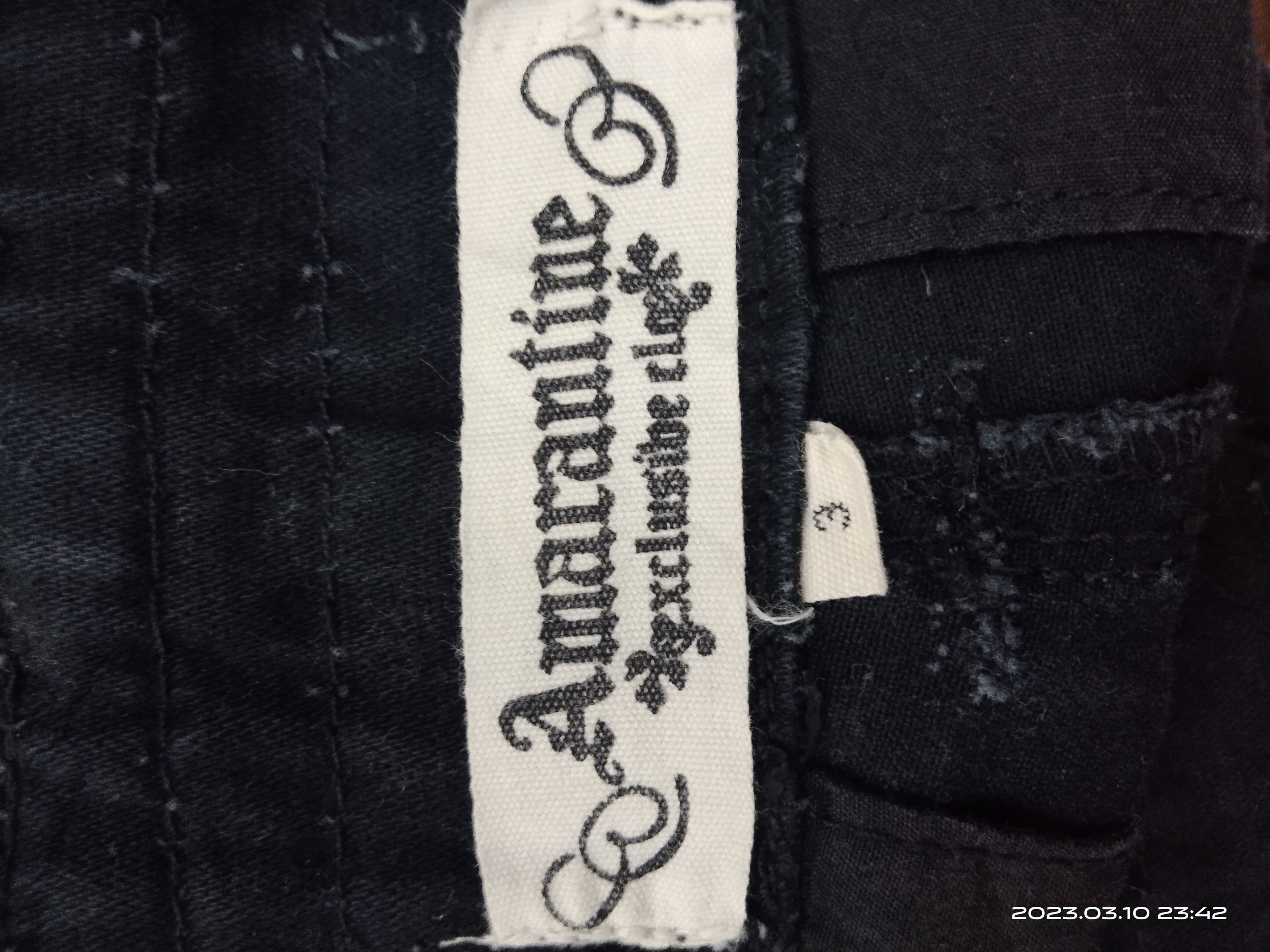 Other DiSTRESSED BLACK STUDDED AMARANTINE CARGO PANTS Size US 31 - 9 Thumbnail