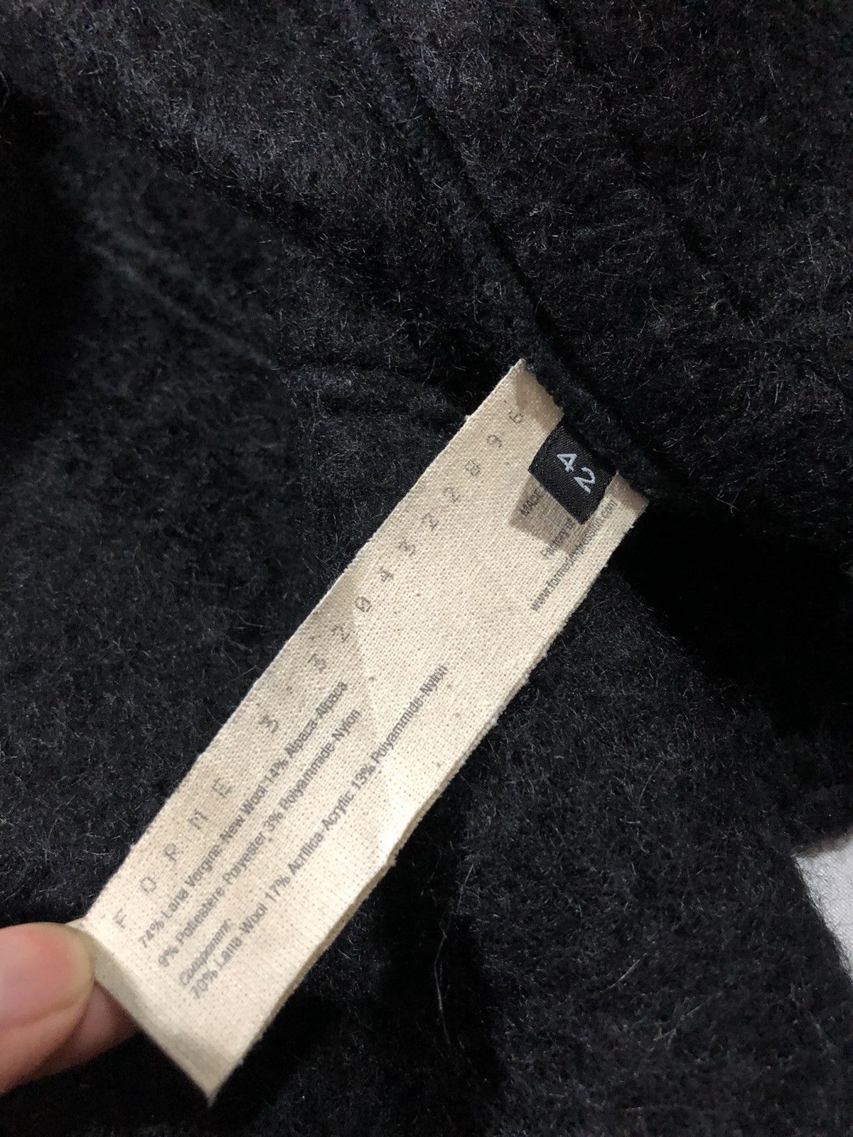 Forme D'Expression Forme D expression Black Avant-garde Cloaks Size US M / EU 48-50 / 2 - 8 Thumbnail
