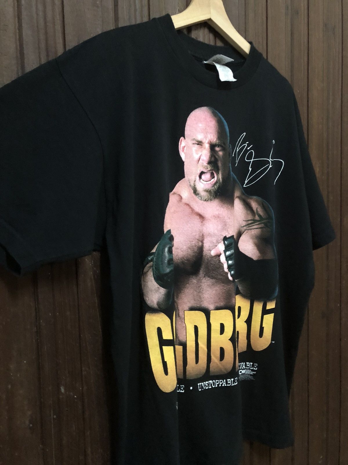 Vintage × WCW/nWo Vintage 90s Goldbert 1998 WCW Tee Size US XL / EU 56 / 4 - 5 Thumbnail