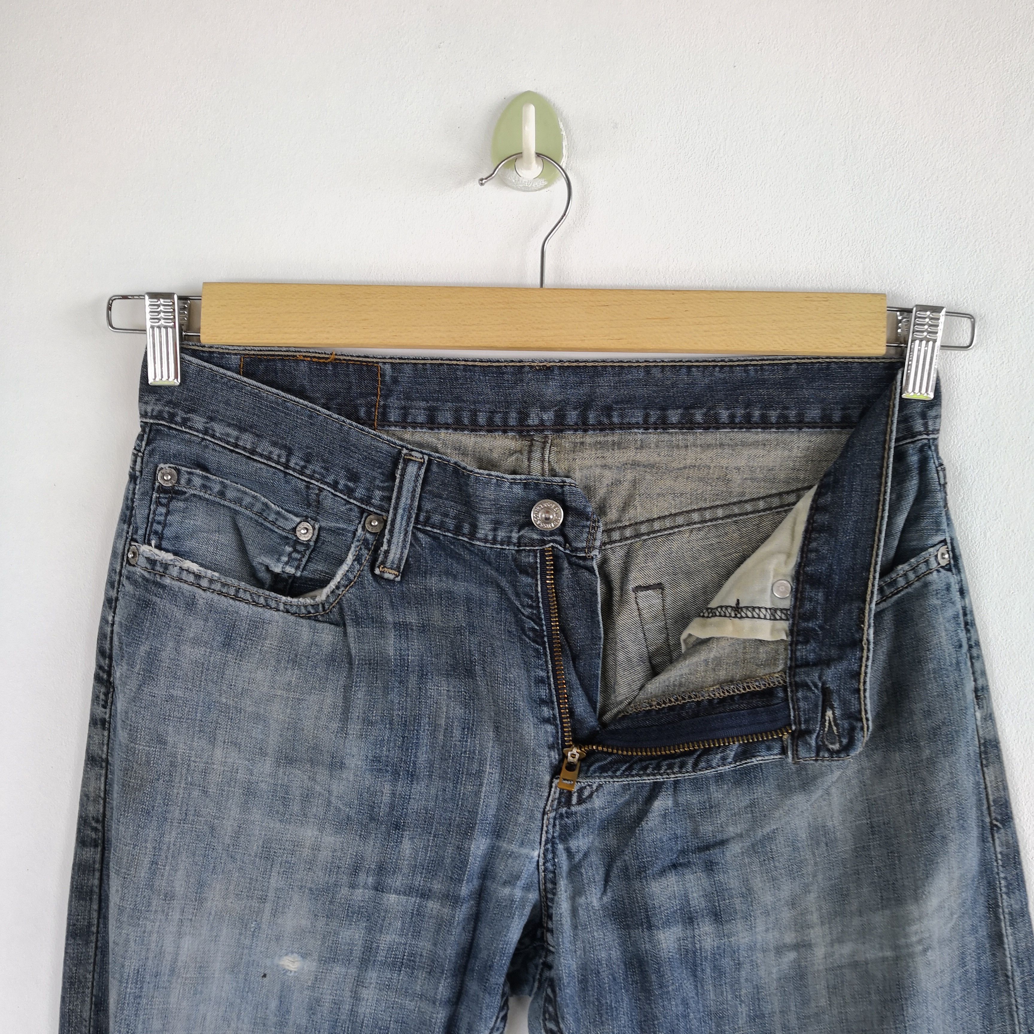 Levi's Vintage Y2K Levis Faded Jeans Levi's Stonewash Denim Size US 32 / EU 48 - 9 Thumbnail
