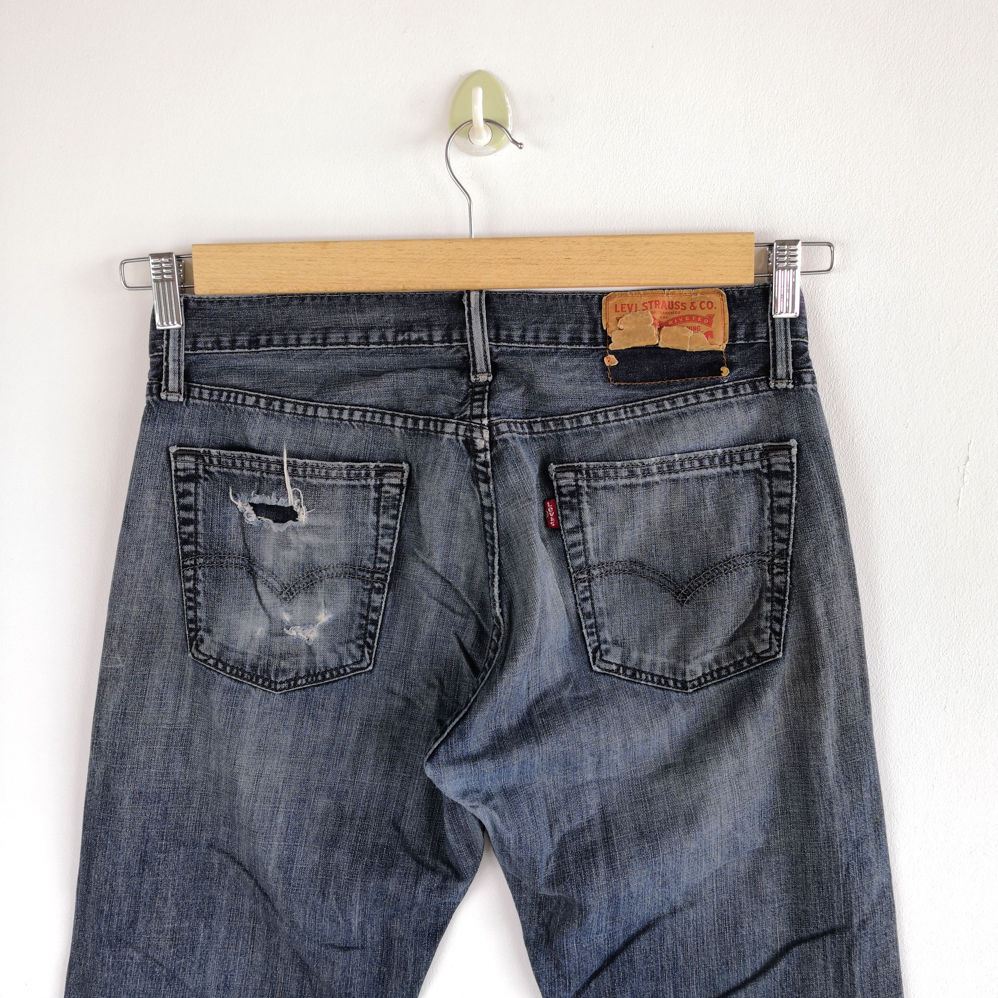 Levi's Vintage Y2K Levis Faded Jeans Levi's Stonewash Denim Size US 32 / EU 48 - 5 Thumbnail
