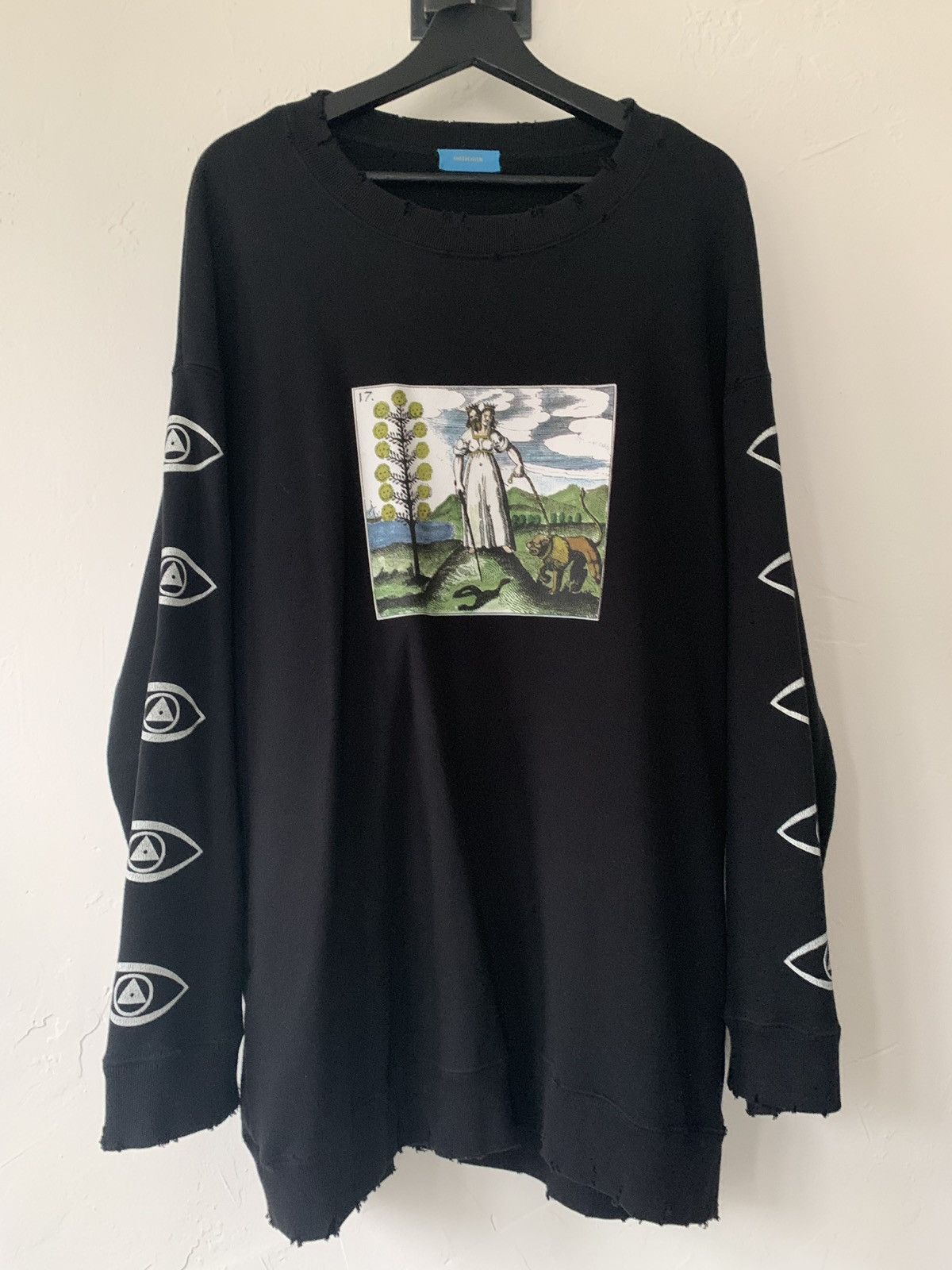 Undercover Undercover FW17 graphic frayed crew w/ pockets Size US M / EU 48-50 / 2 - 1 Thumbnail