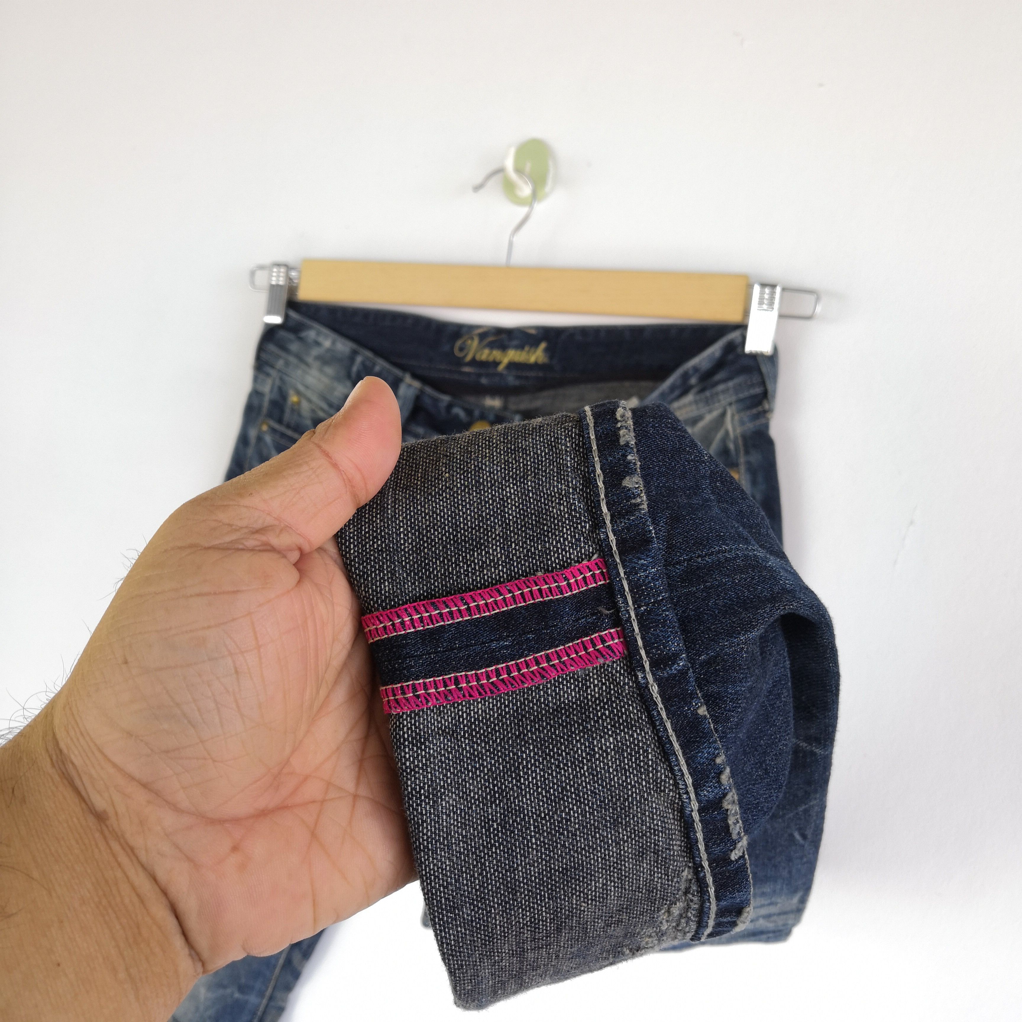 Japanese Brand Vanquish Japan Distressed Jeans Denim Japanese Pants Size US 30 / EU 46 - 9 Thumbnail