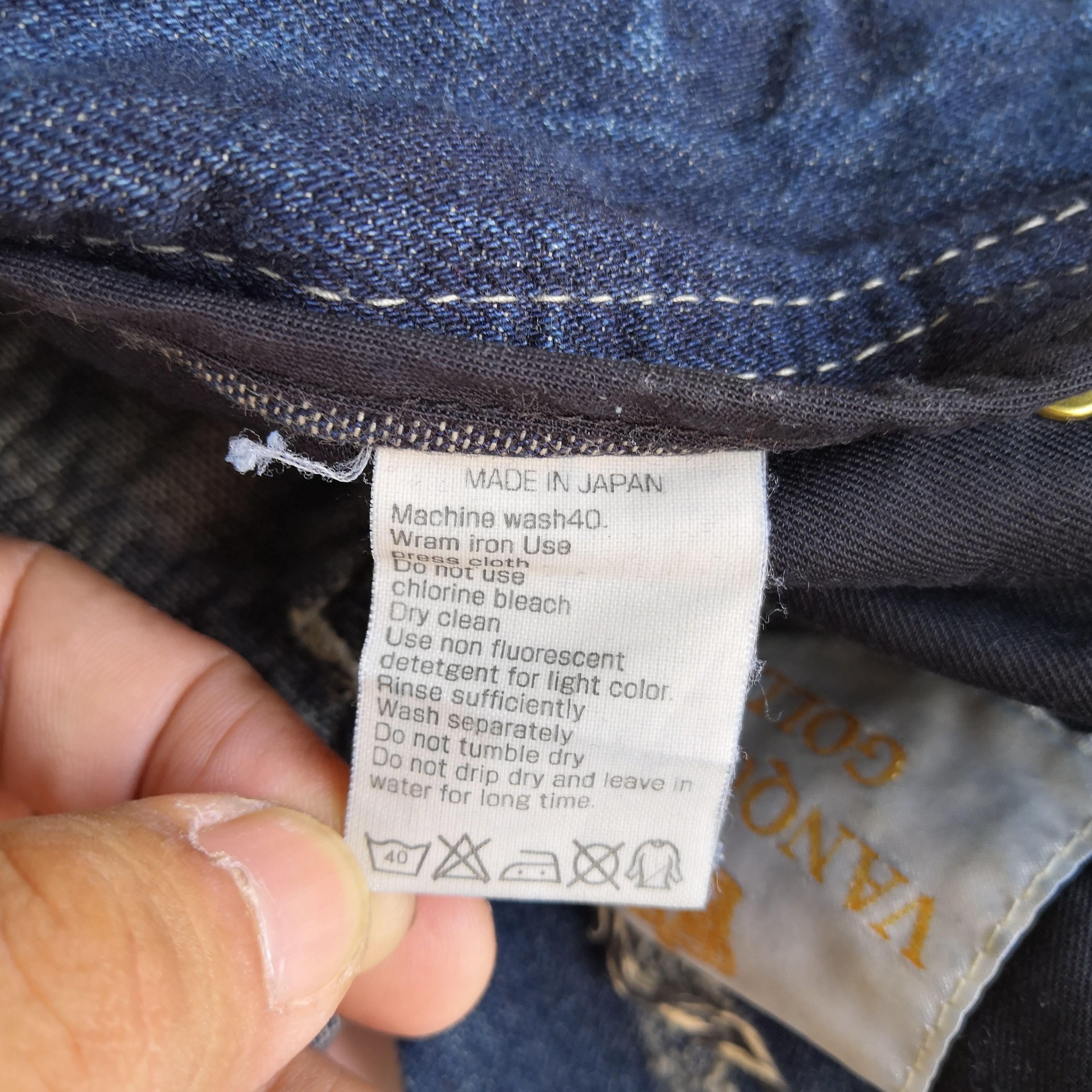 Japanese Brand Vanquish Japan Distressed Jeans Denim Japanese Pants Size US 30 / EU 46 - 11 Thumbnail