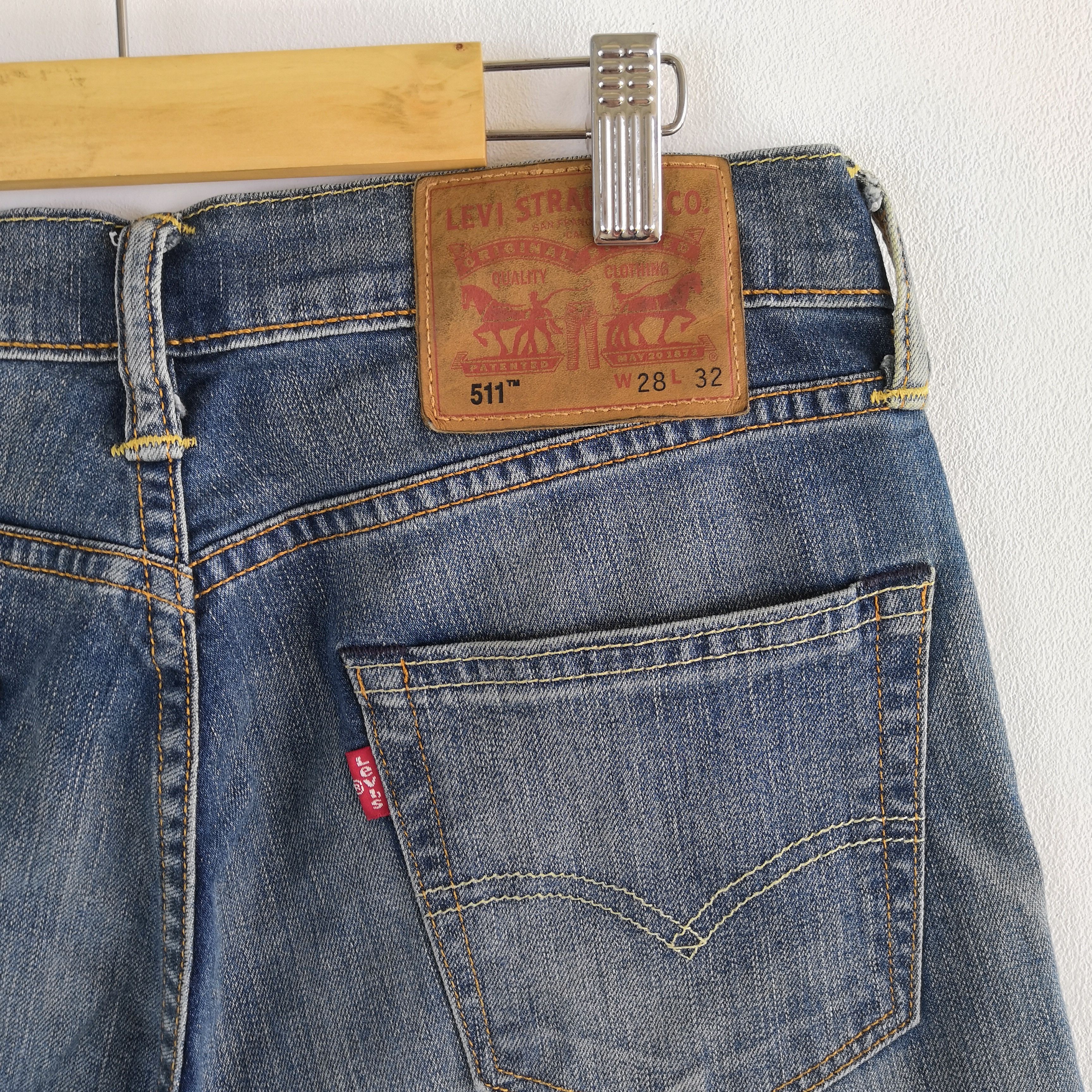 Levi's Vintage Levis Slim Skinny Jeans Levi's Distressed Denim Size 28" / US 6 / IT 42 - 7 Thumbnail