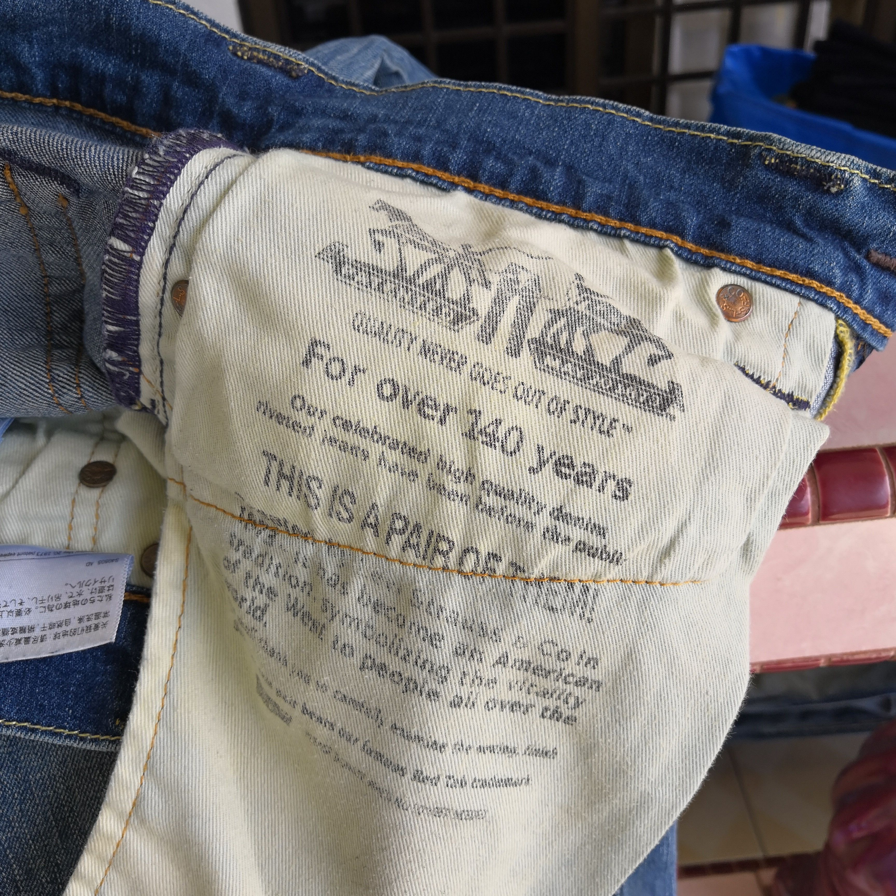 Levi's Vintage Levis Slim Skinny Jeans Levi's Distressed Denim Size 28" / US 6 / IT 42 - 10 Thumbnail