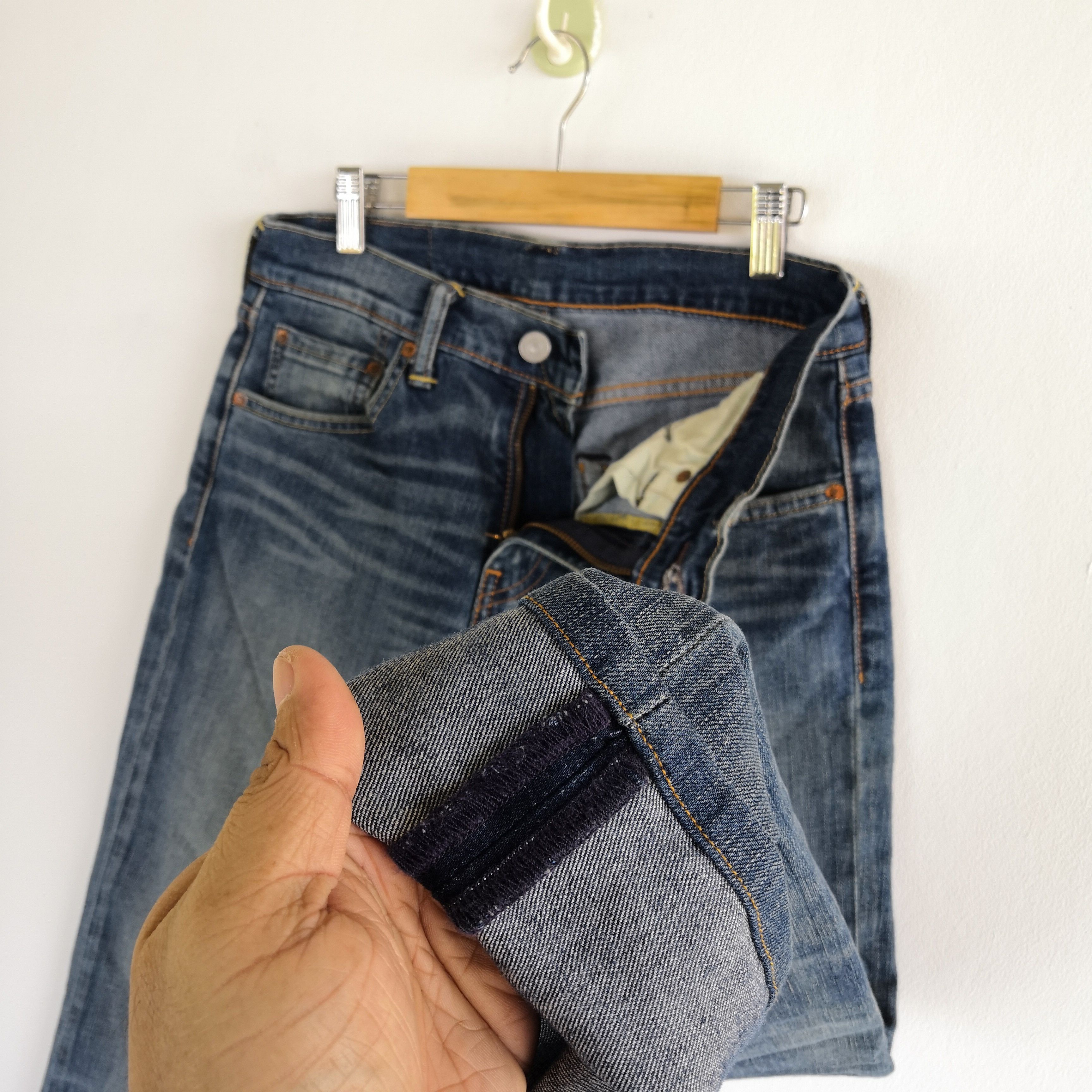 Levi's Vintage Levis Slim Skinny Jeans Levi's Distressed Denim Size 28" / US 6 / IT 42 - 9 Thumbnail