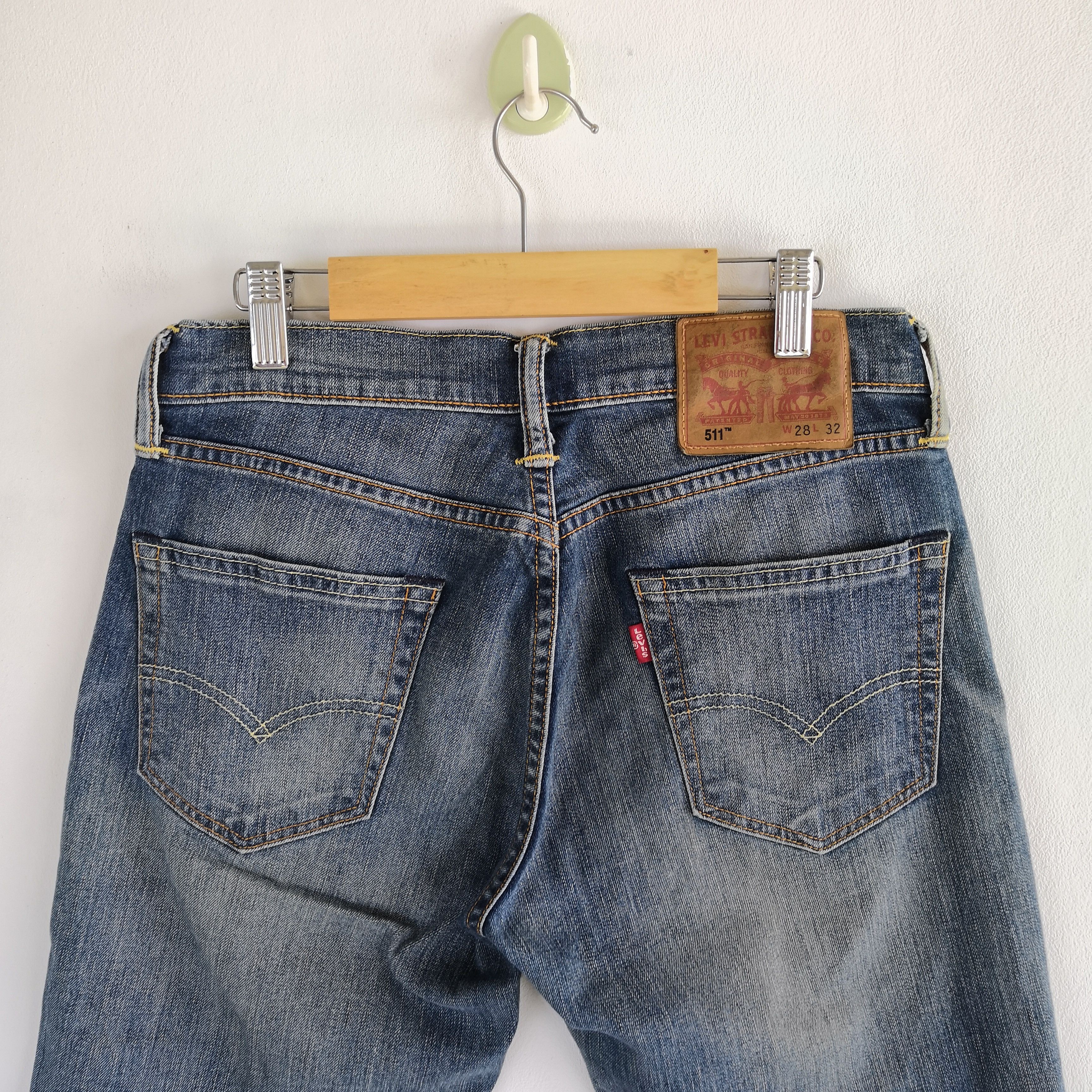 Levi's Vintage Levis Slim Skinny Jeans Levi's Distressed Denim Size 28" / US 6 / IT 42 - 5 Thumbnail