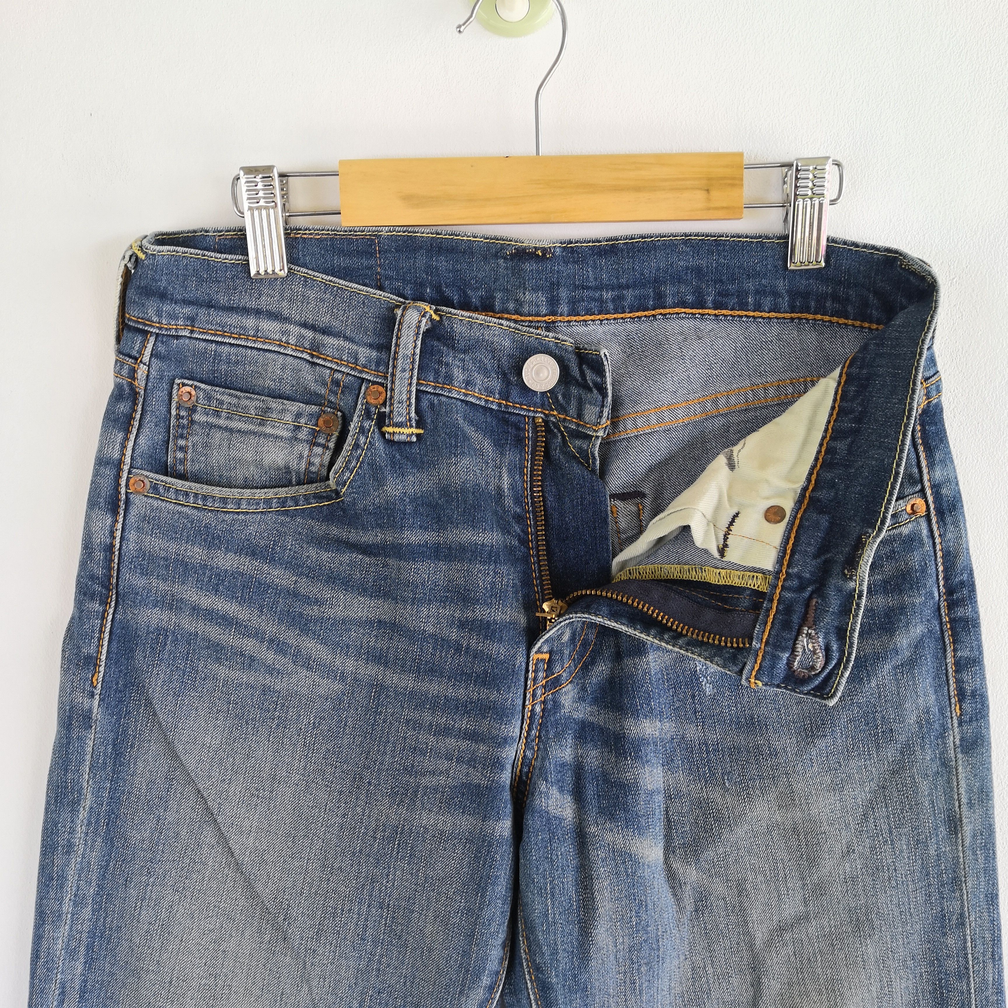 Levi's Vintage Levis Slim Skinny Jeans Levi's Distressed Denim Size 28" / US 6 / IT 42 - 8 Thumbnail
