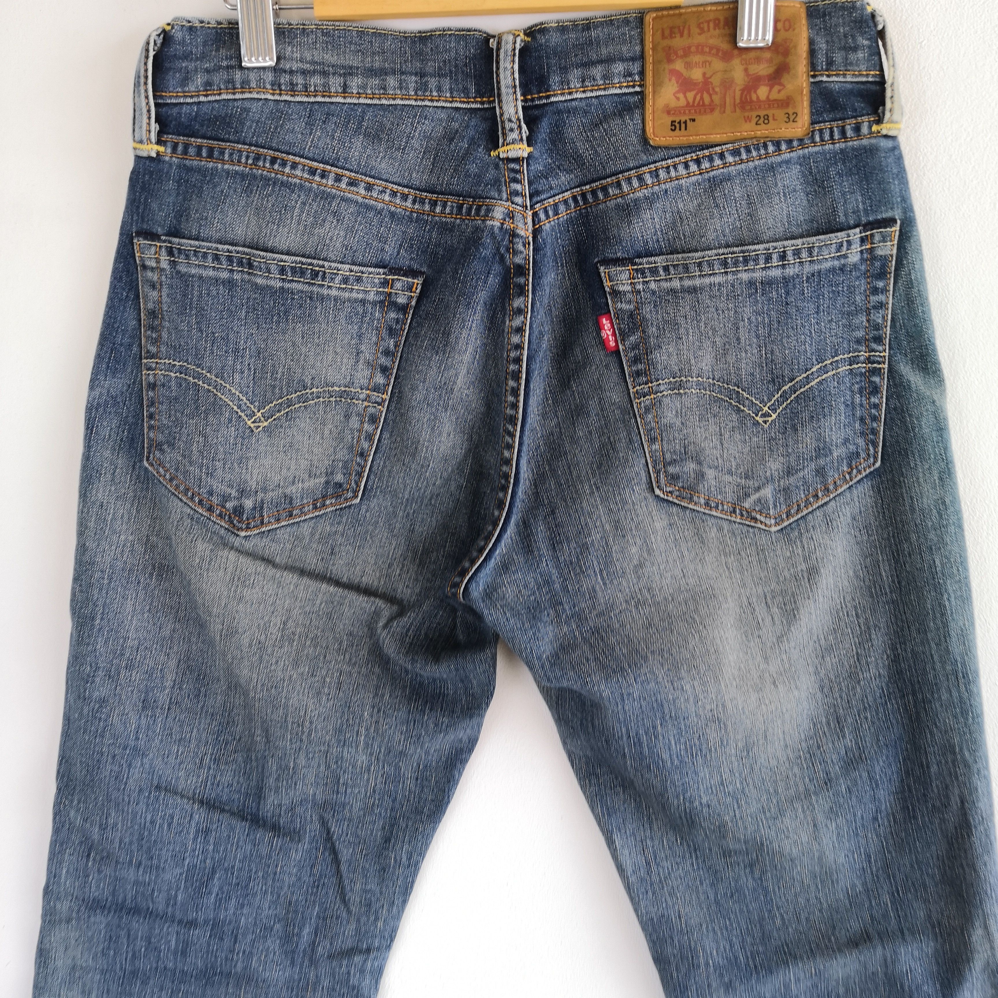 Levi's Vintage Levis Slim Skinny Jeans Levi's Distressed Denim Size 28" / US 6 / IT 42 - 6 Thumbnail