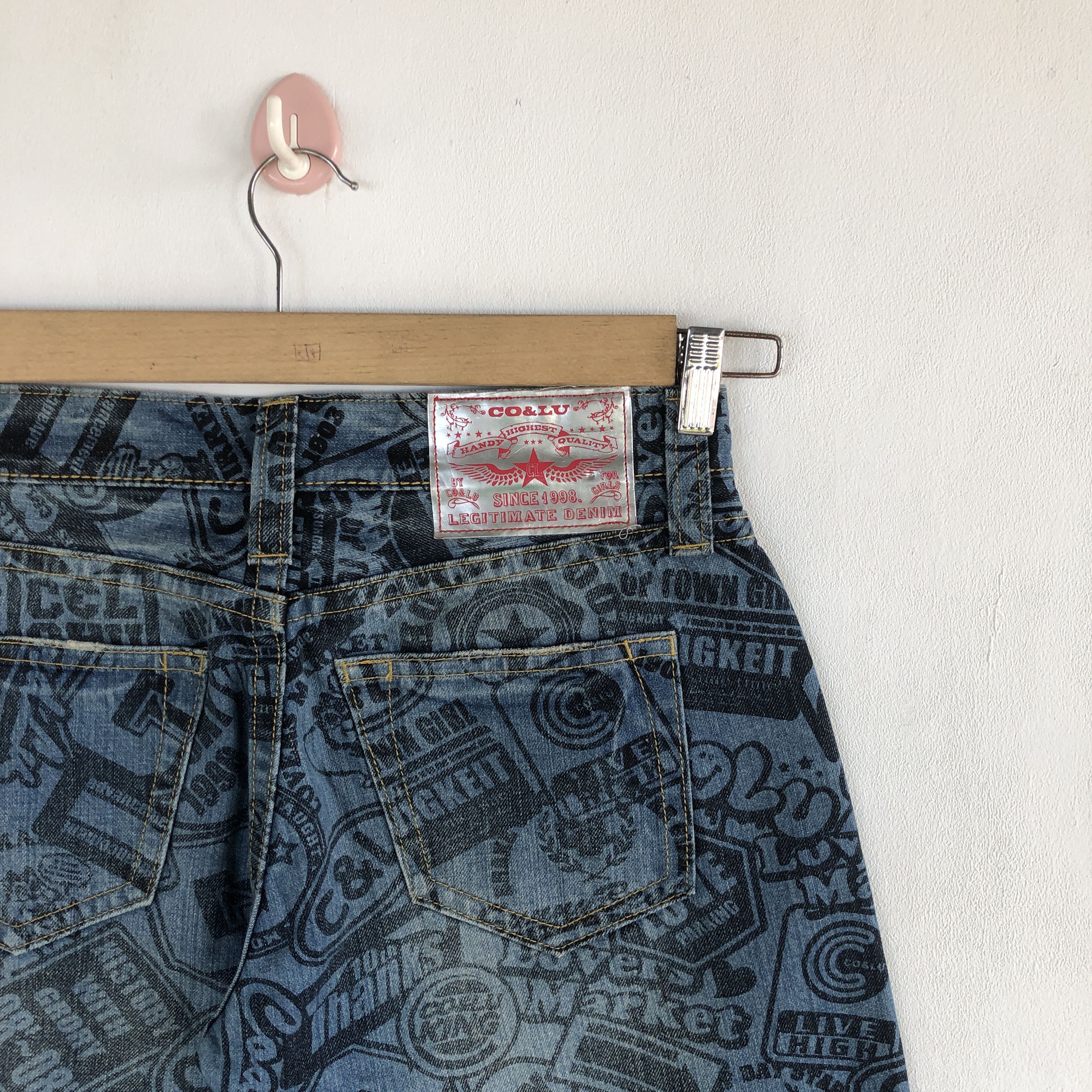 Japanese Brand Co Lu Jeans Japanese Hysteric Denim Statement Pants Size US 30 / EU 46 - 7 Thumbnail