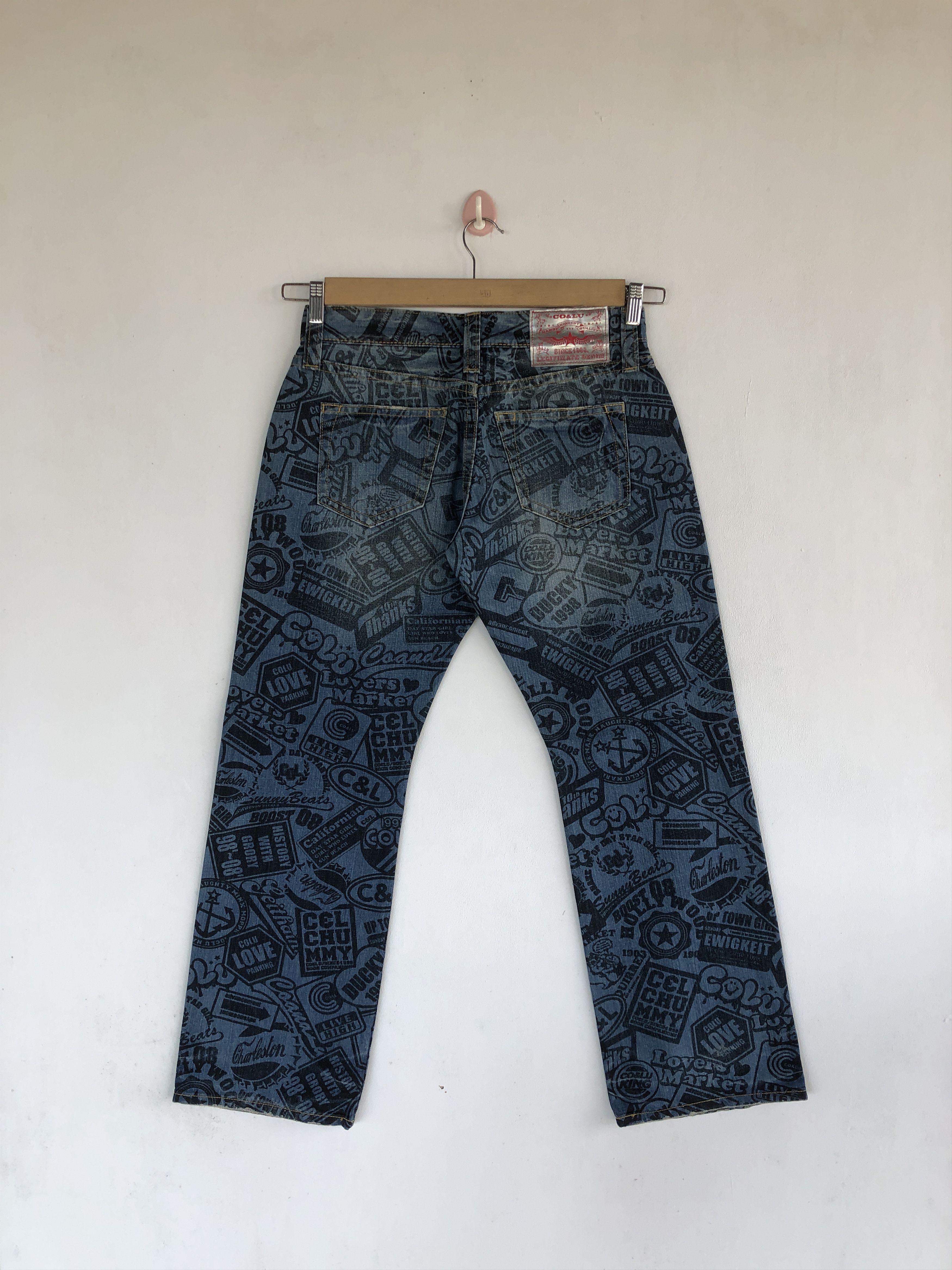 Japanese Brand Co Lu Jeans Japanese Hysteric Denim Statement Pants Size US 30 / EU 46 - 2 Thumbnail