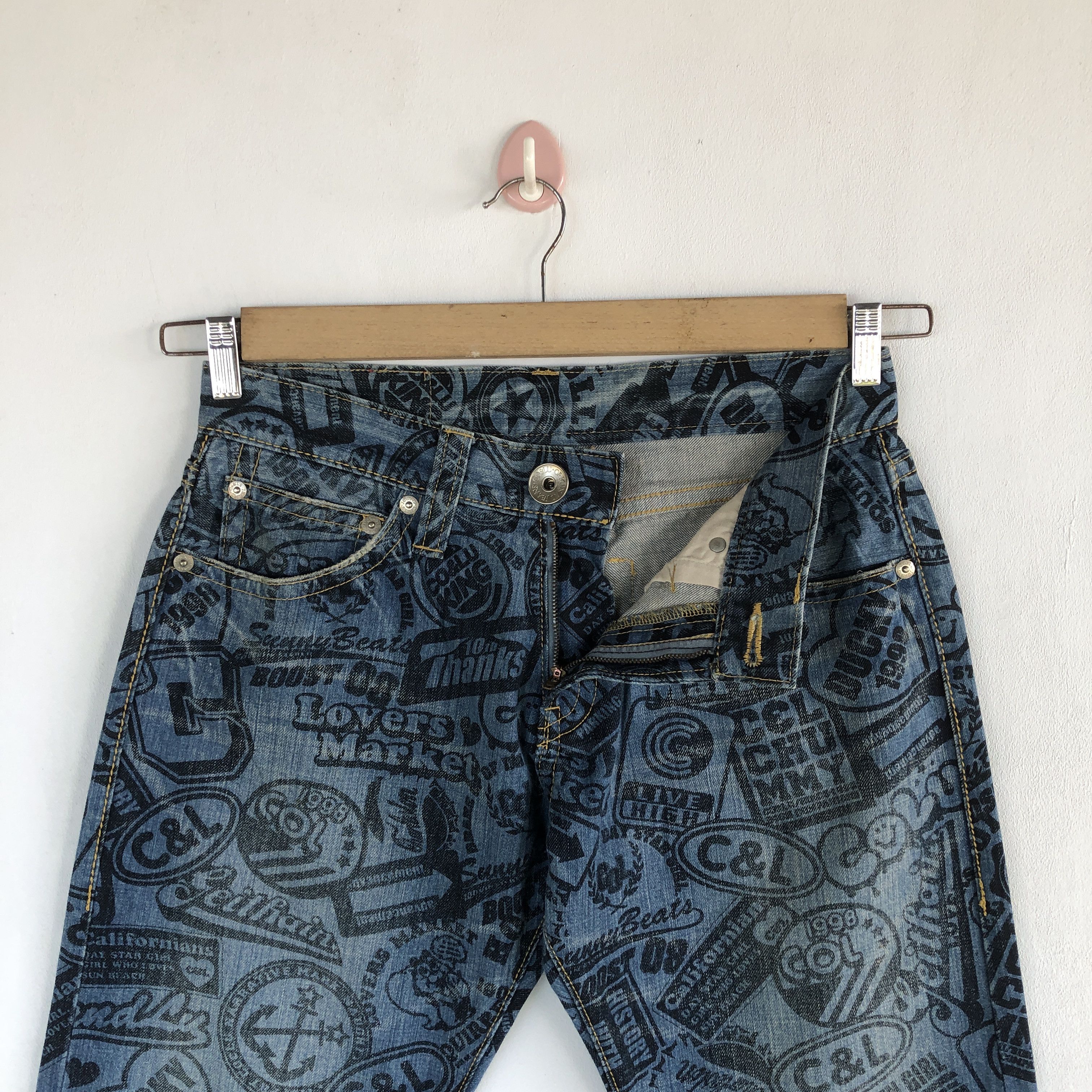 Japanese Brand Co Lu Jeans Japanese Hysteric Denim Statement Pants Size US 30 / EU 46 - 8 Thumbnail