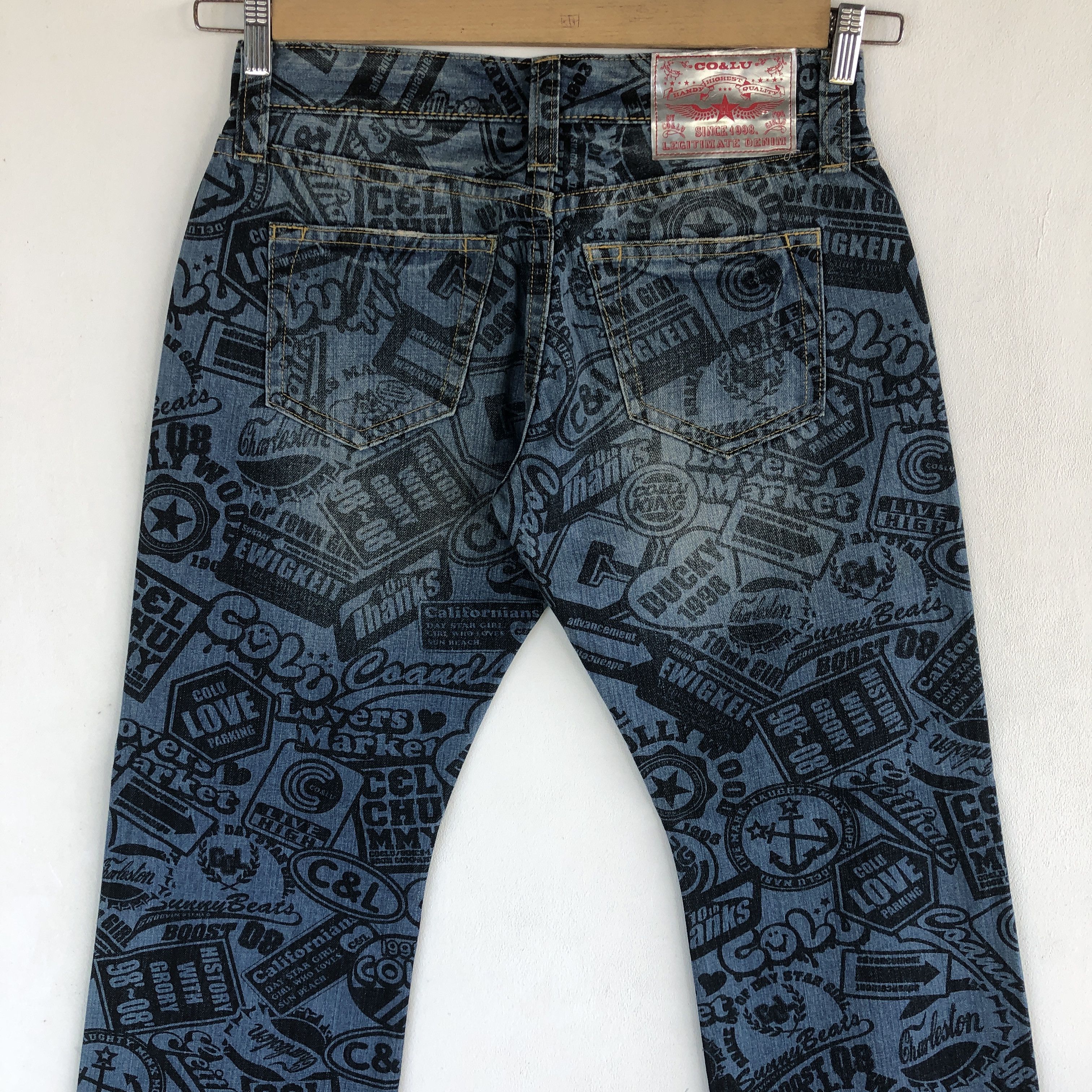 Japanese Brand Co Lu Jeans Japanese Hysteric Denim Statement Pants Size US 30 / EU 46 - 4 Thumbnail