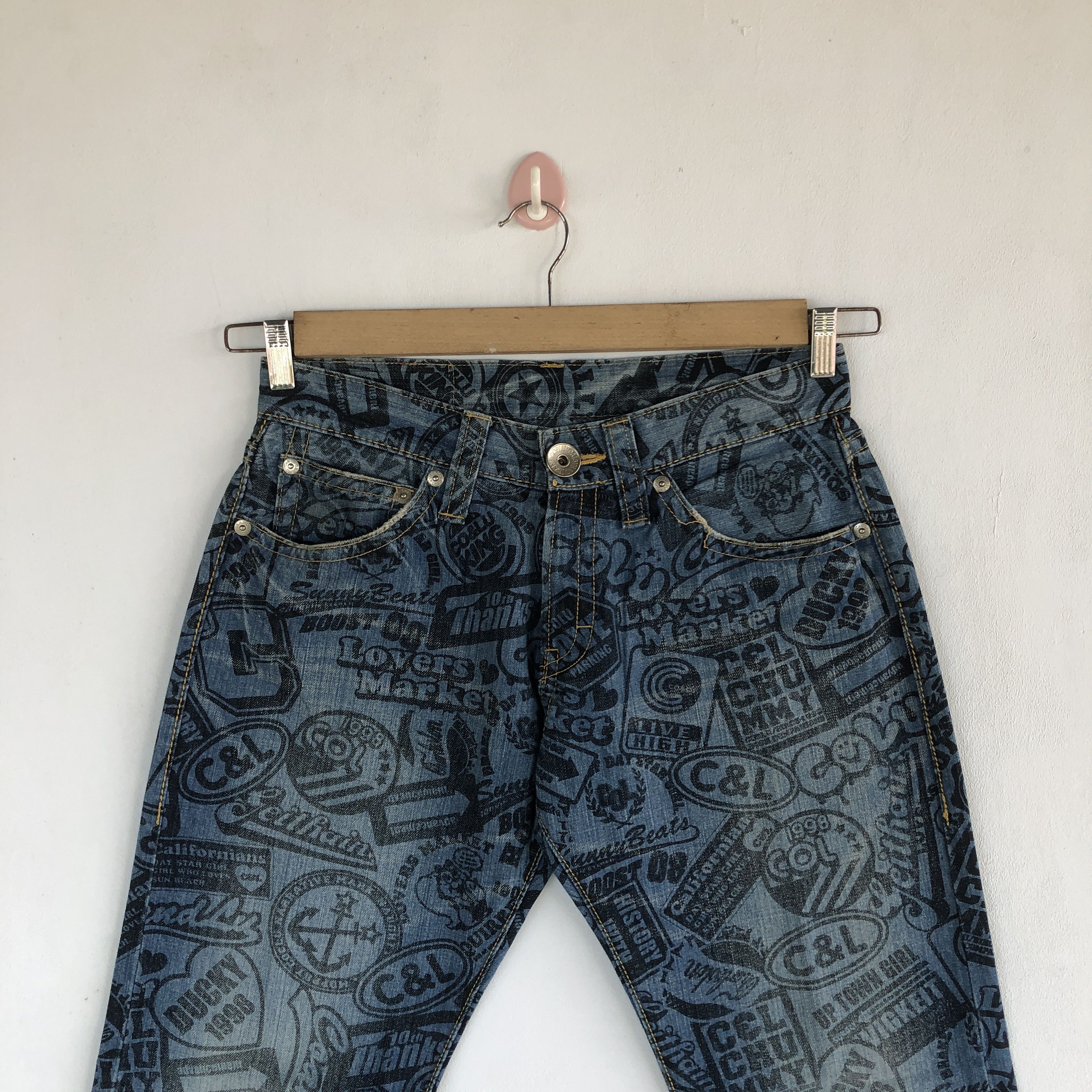 Japanese Brand Co Lu Jeans Japanese Hysteric Denim Statement Pants Size US 30 / EU 46 - 5 Thumbnail