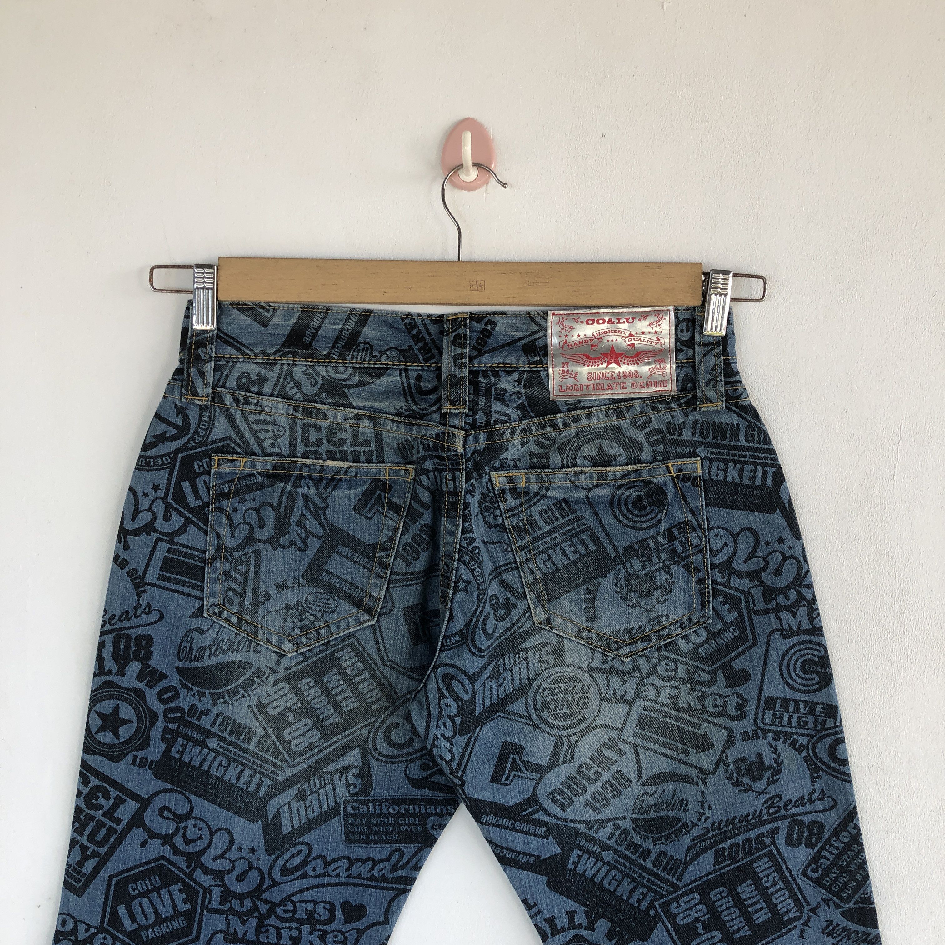 Japanese Brand Co Lu Jeans Japanese Hysteric Denim Statement Pants Size US 30 / EU 46 - 6 Thumbnail