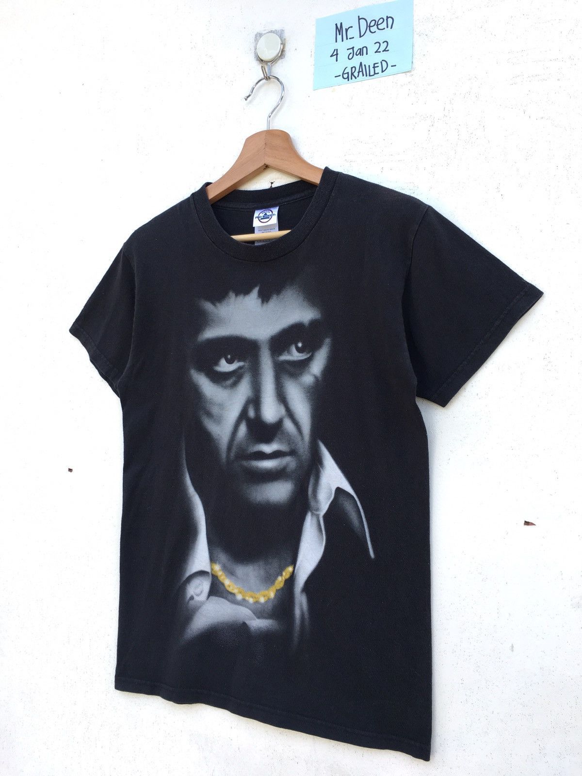 Vintage Rare Vintage Tony Montana Scarface Tshirt Size US S / EU 44-46 / 1 - 3 Thumbnail