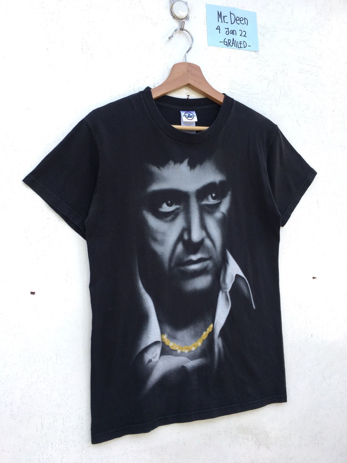 Vintage Rare Vintage Tony Montana Scarface Tshirt Size US S / EU 44-46 / 1 - 2 Thumbnail