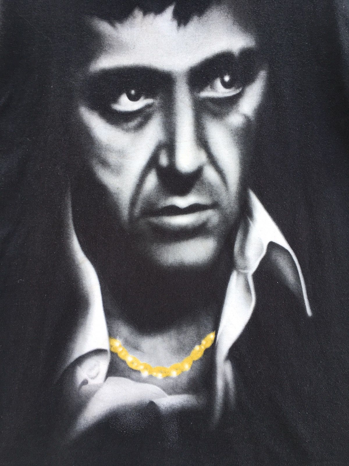 Vintage Rare Vintage Tony Montana Scarface Tshirt Size US S / EU 44-46 / 1 - 4 Thumbnail