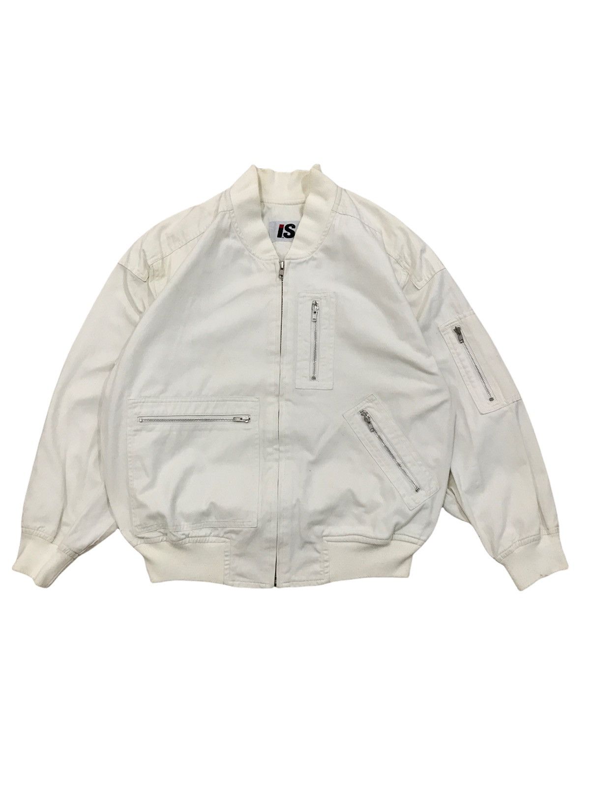 Issey Miyake × Tsumori Chisato × Vintage Vintage Issey Miyake Tsumori Chisato MA-1 Cotton Bomber Size US M / EU 48-50 / 2 - 2 Thumbnail