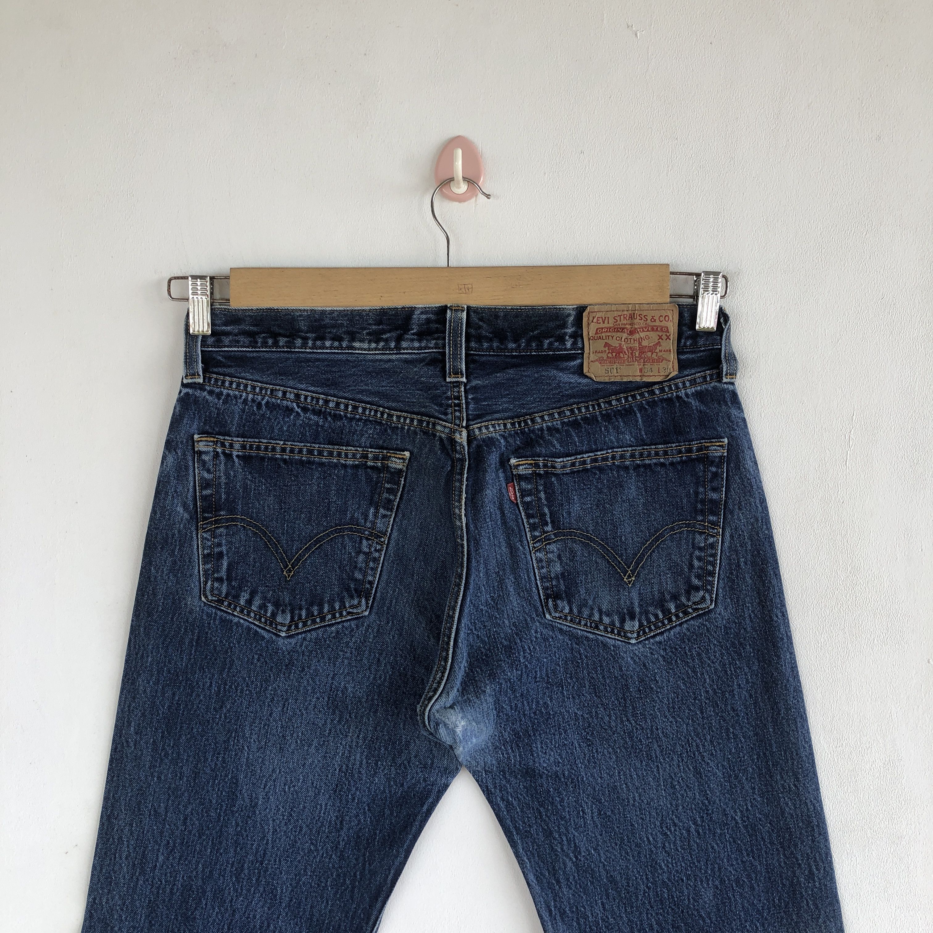 Levi's Vintage Levis 501 Distressed Jeans Levis 50'1 Denim Pants Size US 32 / EU 48 - 4 Thumbnail