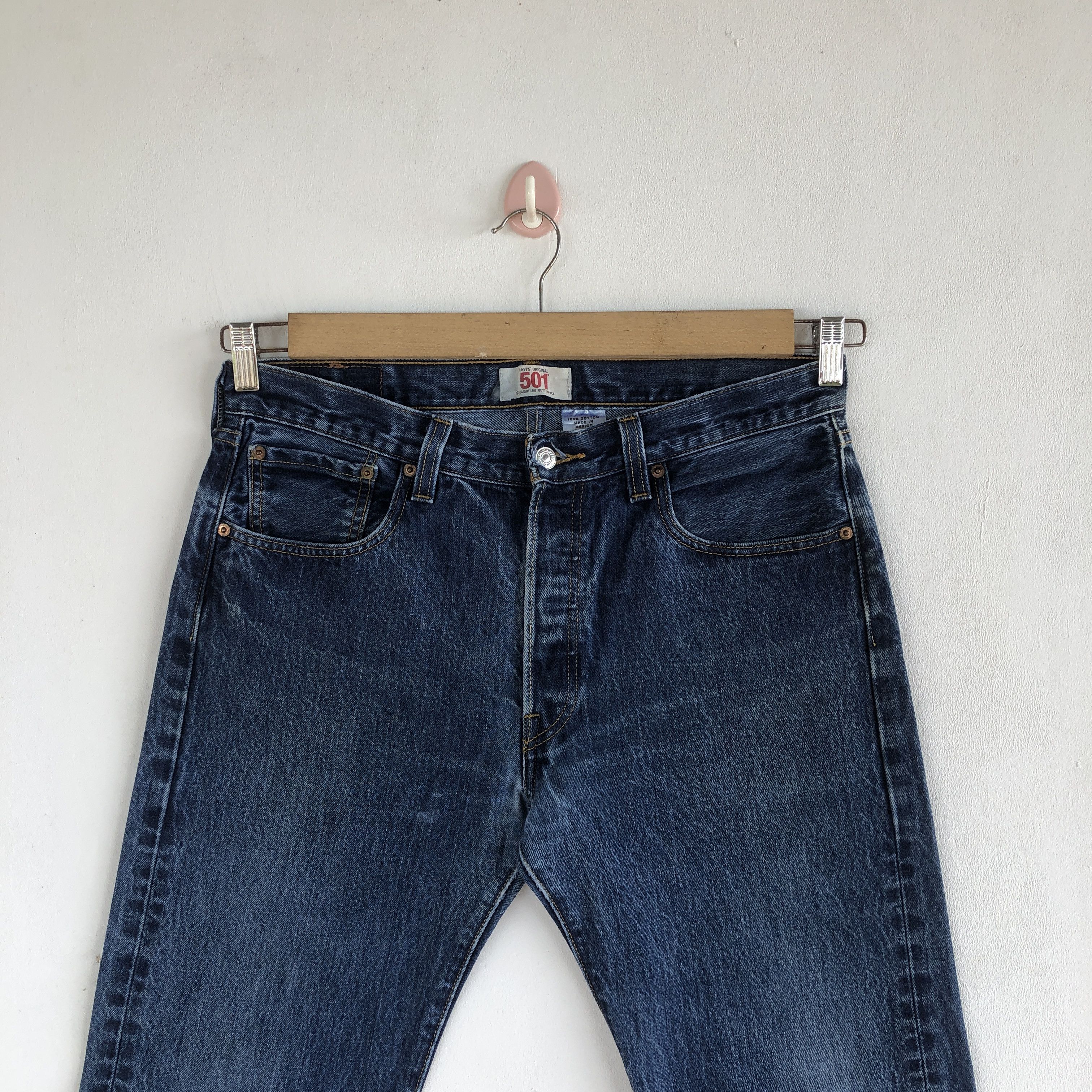 Levi's Vintage Levis 501 Distressed Jeans Levis 50'1 Denim Pants Size US 32 / EU 48 - 3 Thumbnail