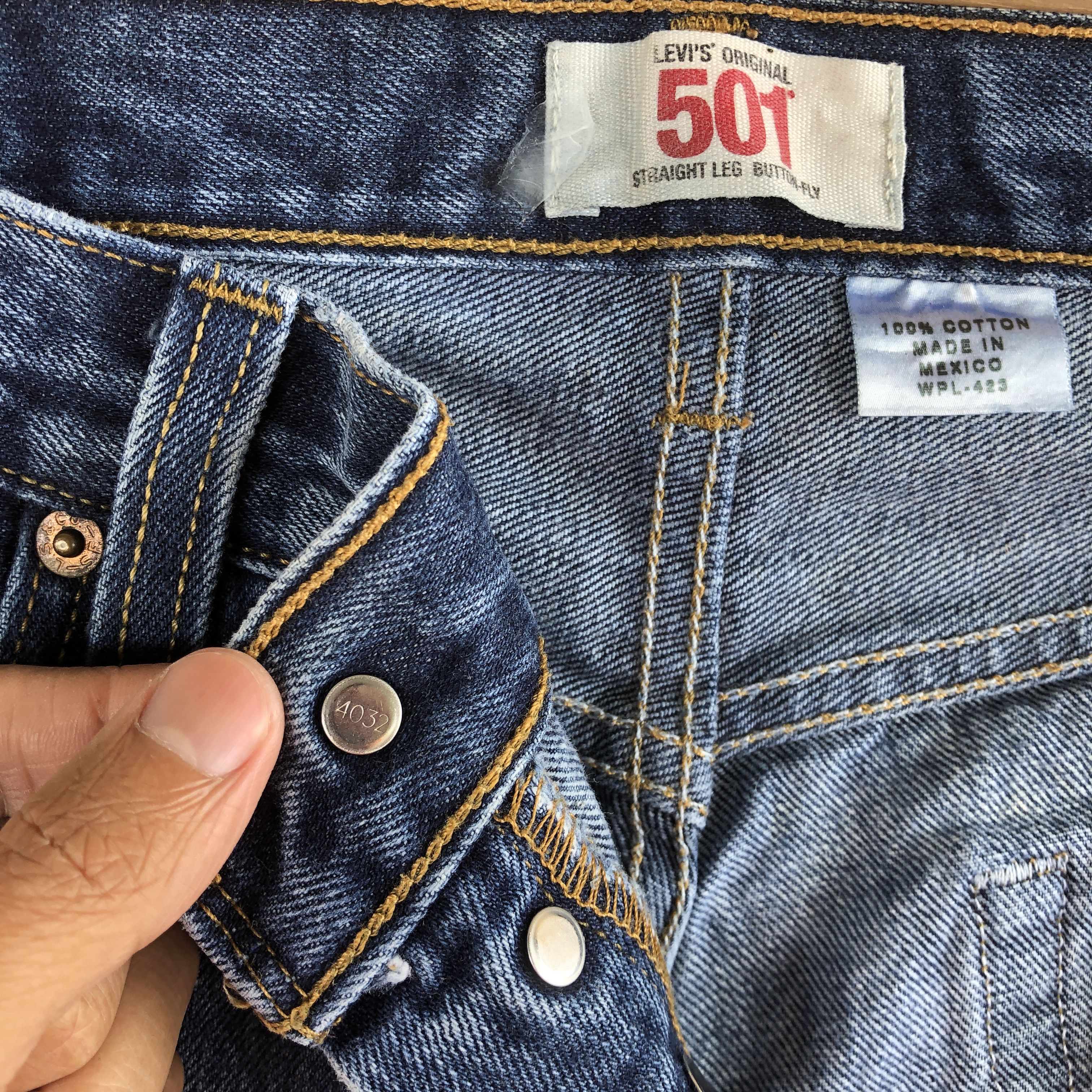 Levi's Vintage Levis 501 Distressed Jeans Levis 50'1 Denim Pants Size US 32 / EU 48 - 9 Thumbnail