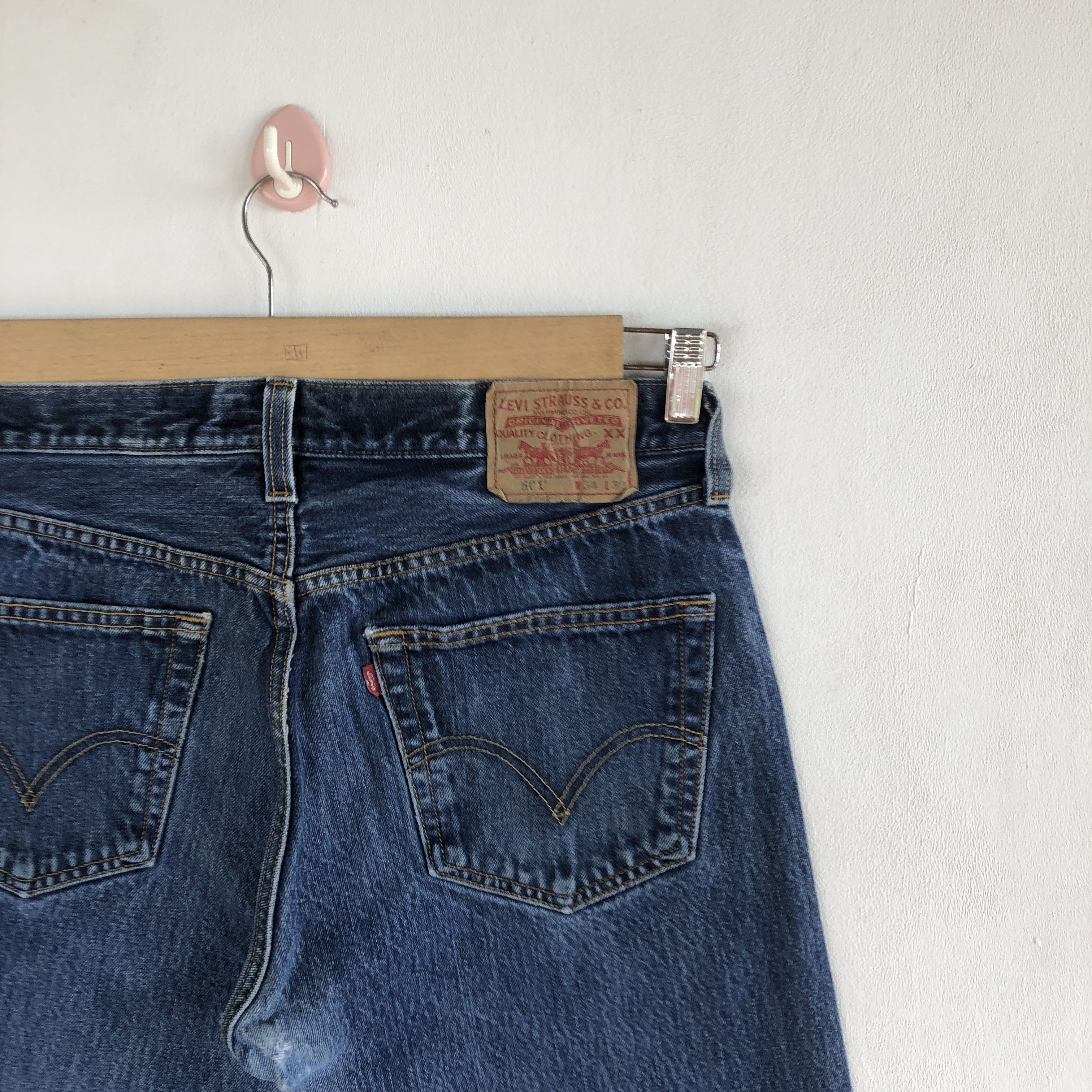 Levi's Vintage Levis 501 Distressed Jeans Levis 50'1 Denim Pants Size US 32 / EU 48 - 7 Thumbnail