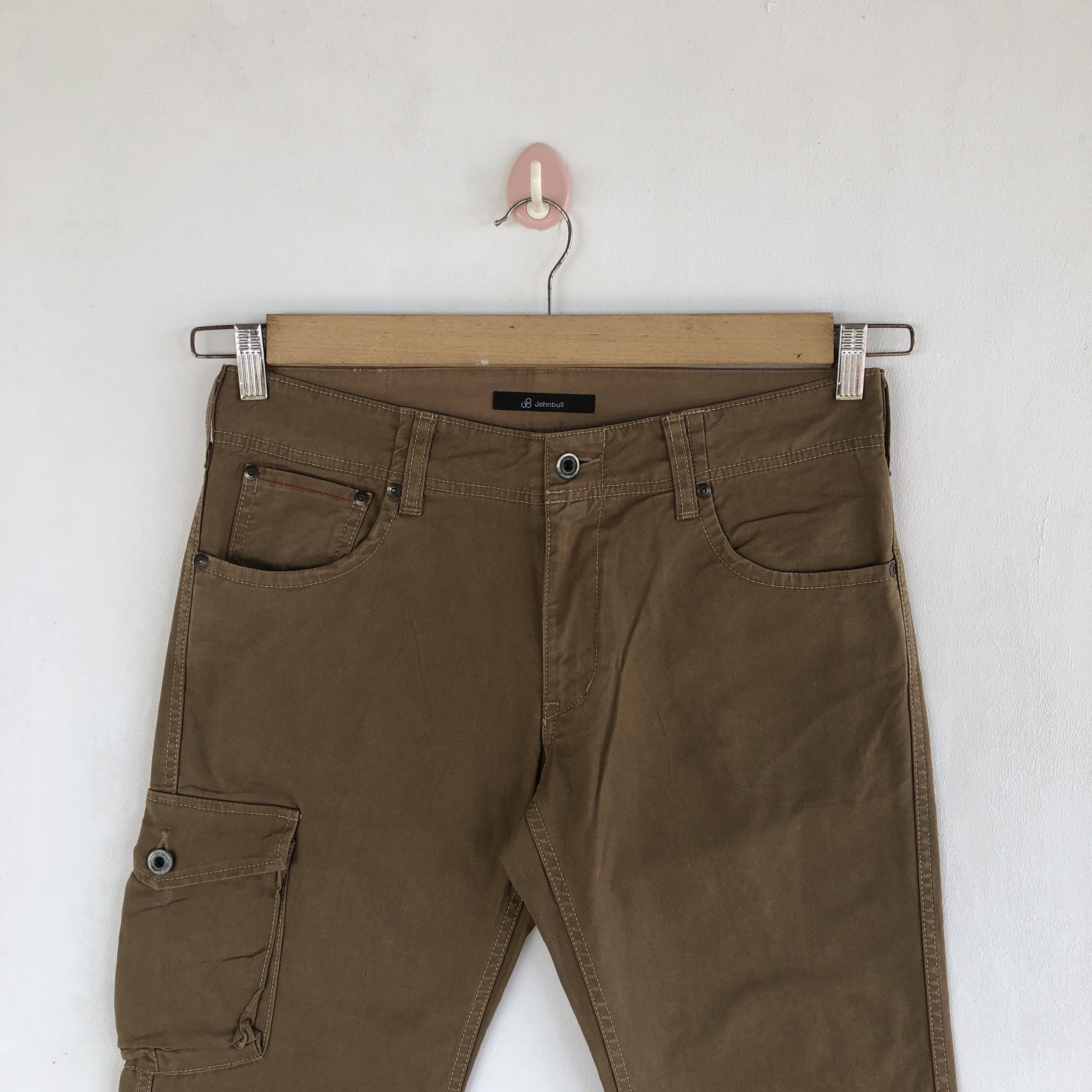 Japanese Brand × Vintage John Bull Jeans Multi Pocket John Bull Cargos Fatigue Pants Size 30" / US 8 / IT 44 - 3 Thumbnail