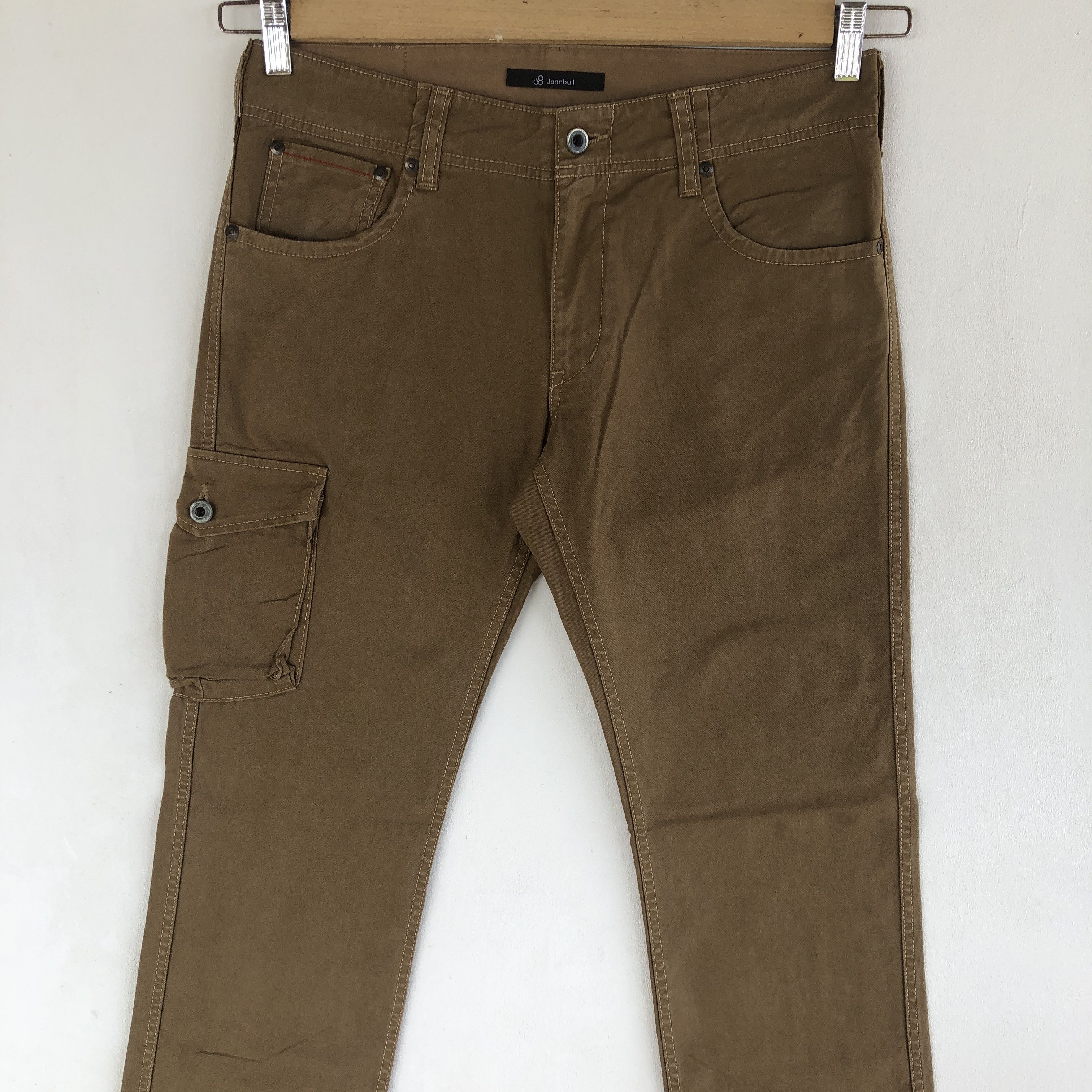 Japanese Brand × Vintage John Bull Jeans Multi Pocket John Bull Cargos Fatigue Pants Size 30" / US 8 / IT 44 - 5 Thumbnail