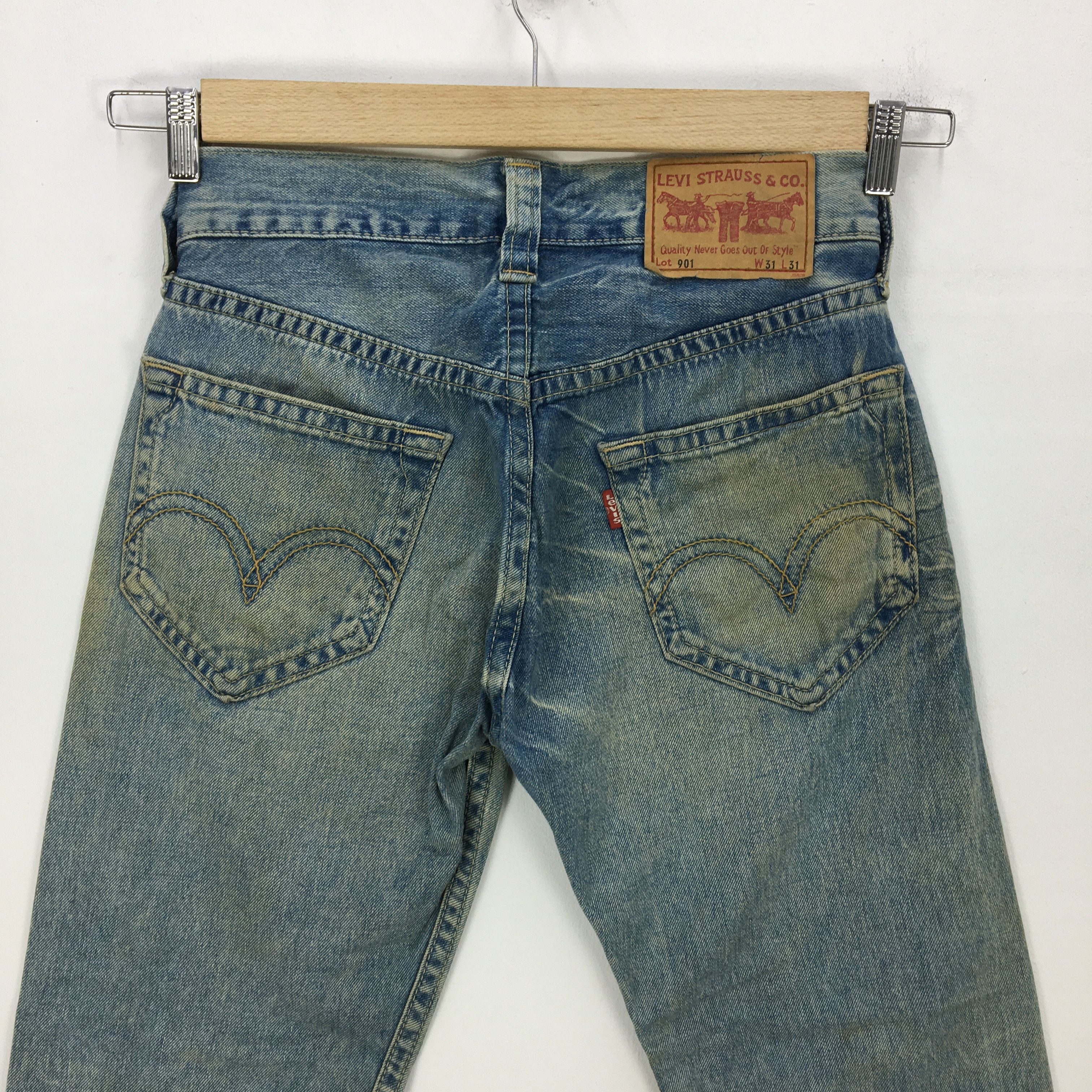 Levi's Vintage Levi's 501 Rusty Jeans Levis 501 Distresses Denim Size 28" / US 6 / IT 42 - 4 Thumbnail
